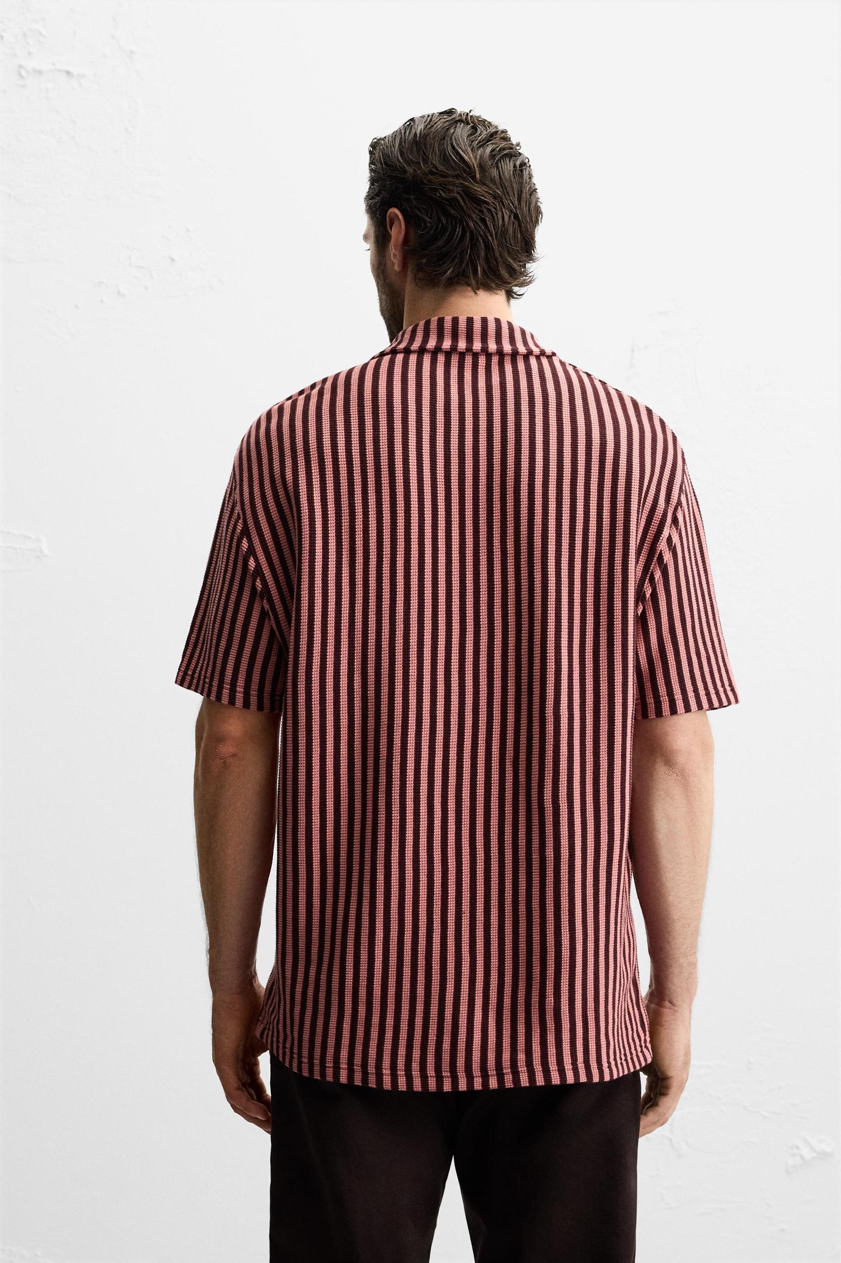 STRIPED JACQUARD POLO SHIRT Product Image