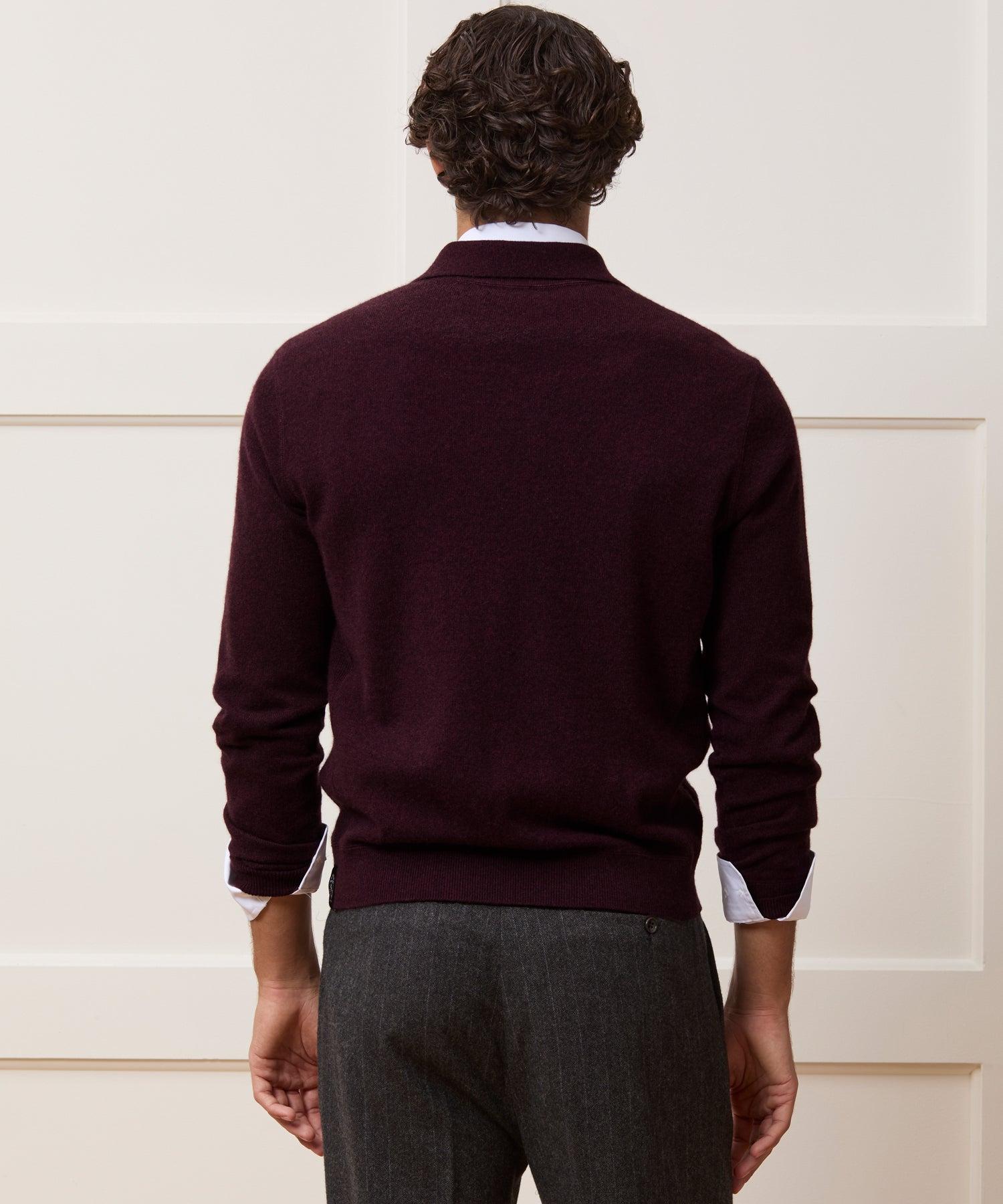 Cashmere Quarter-Zip Sweater Polo Product Image