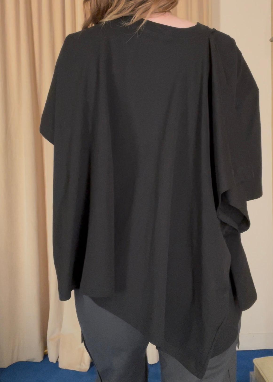 Triple Sleeve Tee in Black Product Image