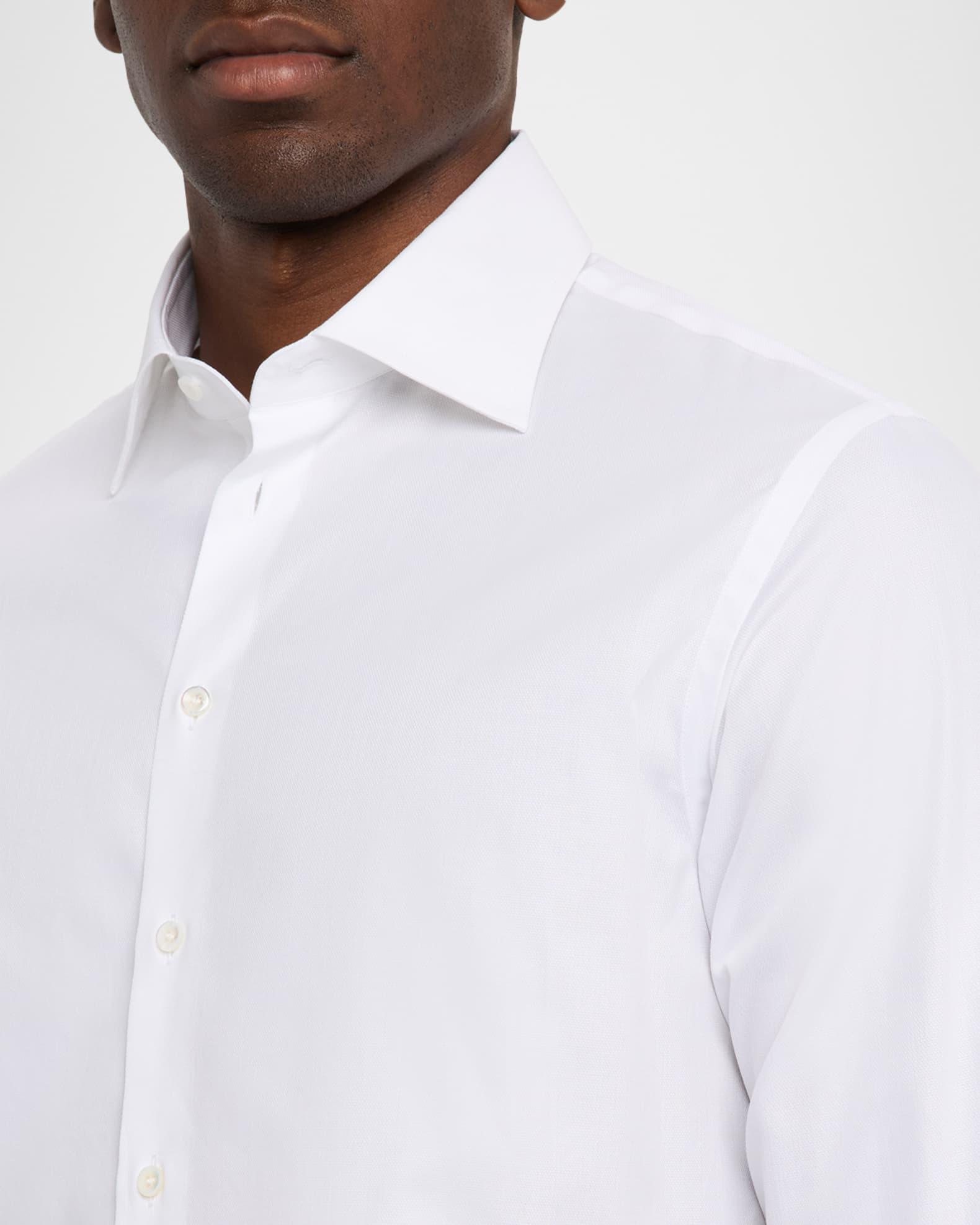 Men's Cotton Tonal Dot Dress Shirt Product Image