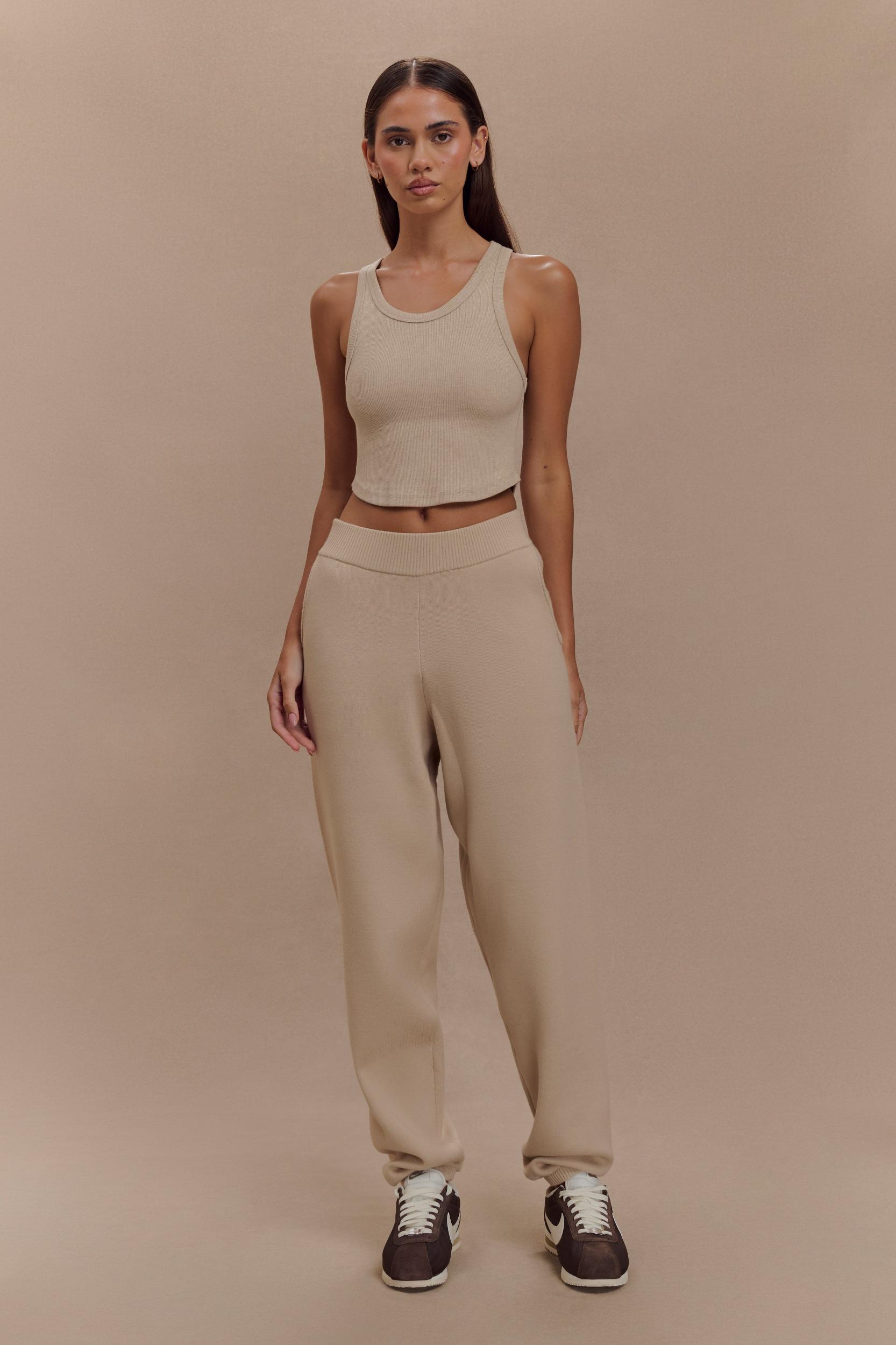 Sami Knit Jogger - Camel Product Image