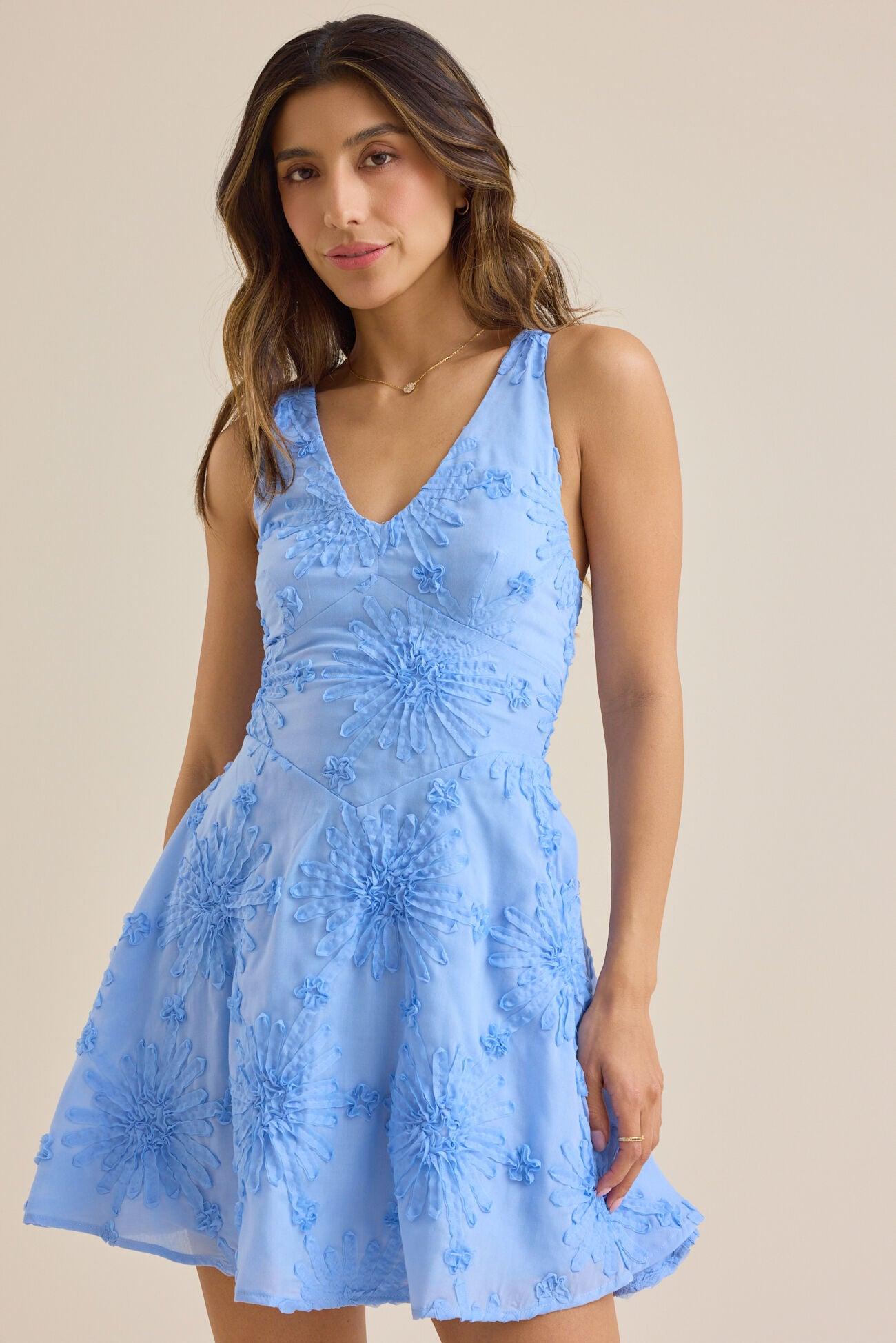 Daphney Floral Mini Dress Product Image