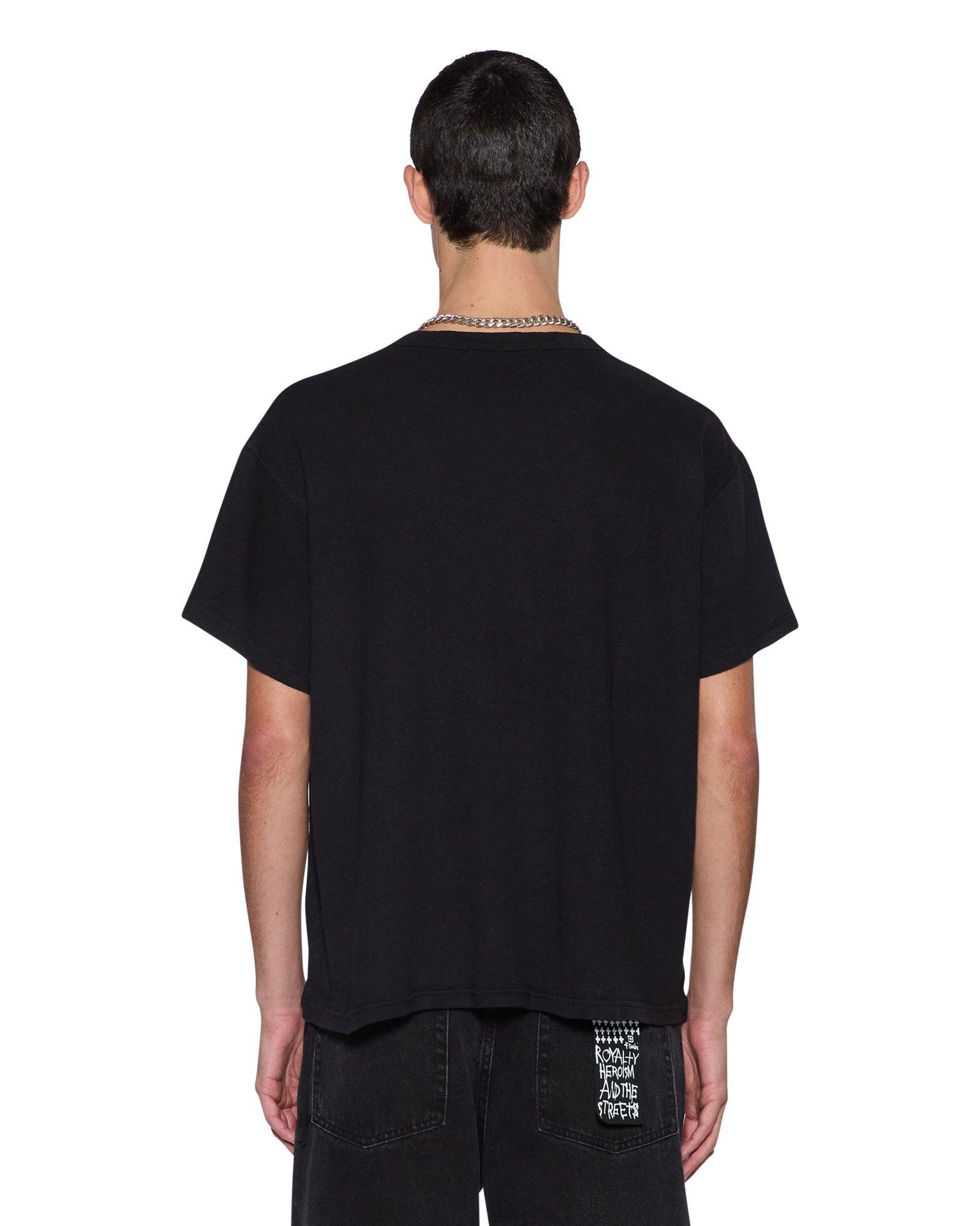 SLUB SID SS TEE BLACK Male Product Image