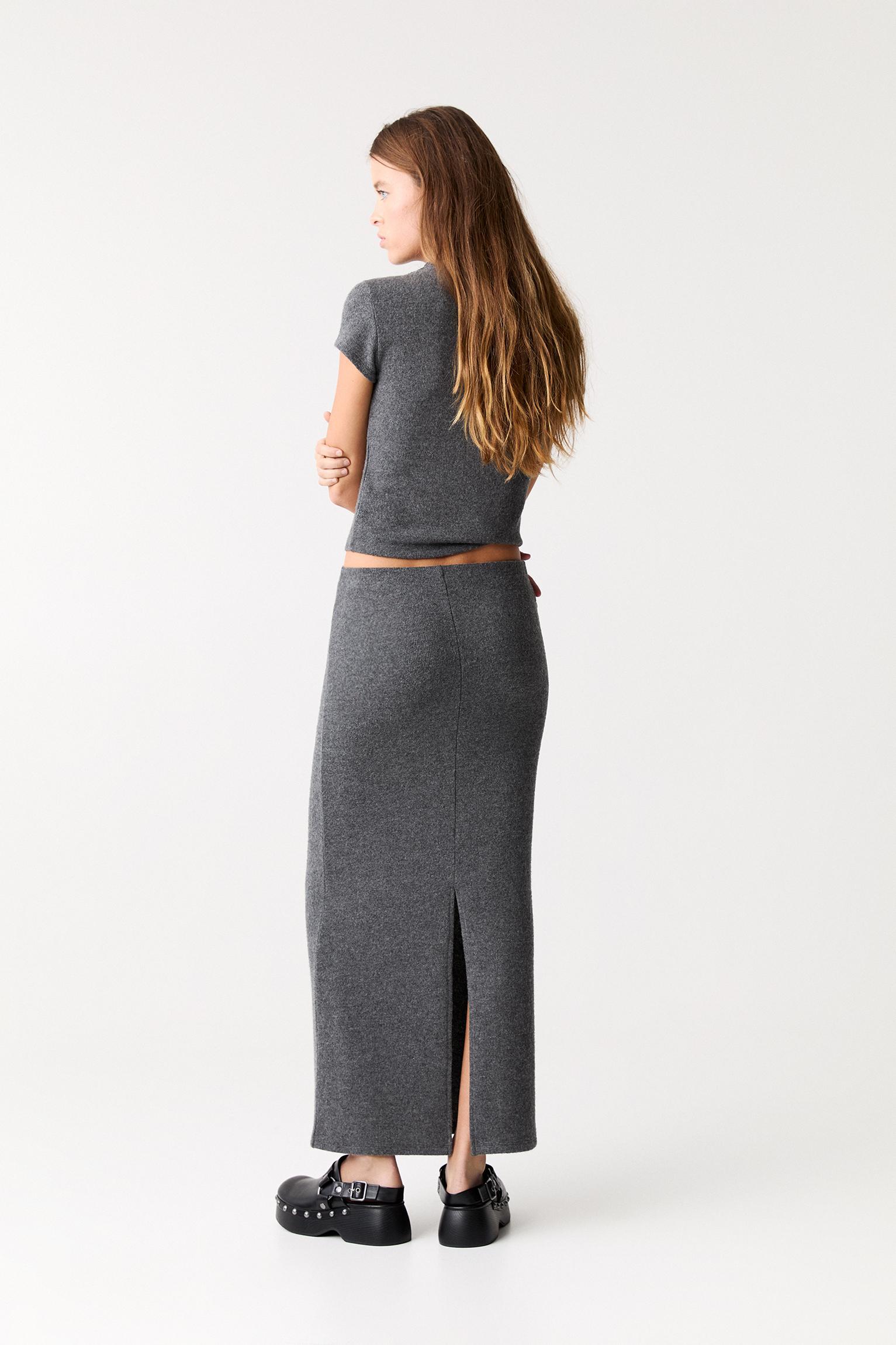 Knit midi skirt Product Image
