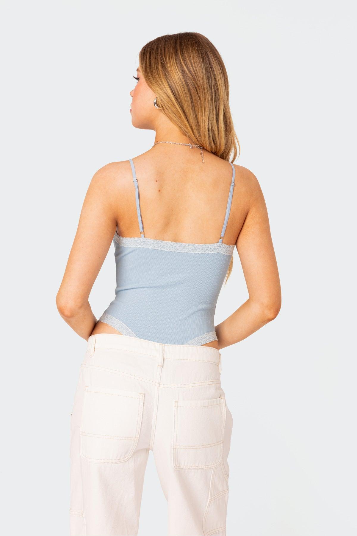 Aurora Lace Trim Bodysuit Product Image