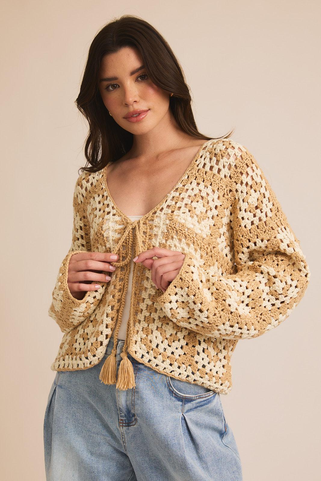 Crochet Cardigan Product Image