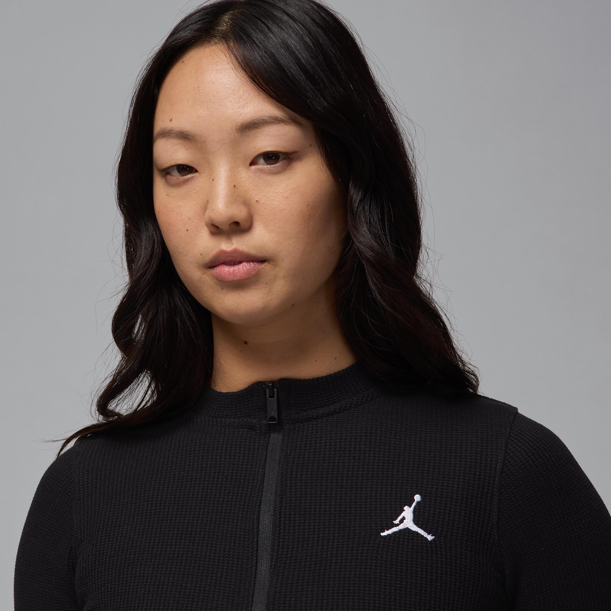 Womens Jordan Long-Sleeve 1/2-Zip Knit Top | HF9468-010 Product Image