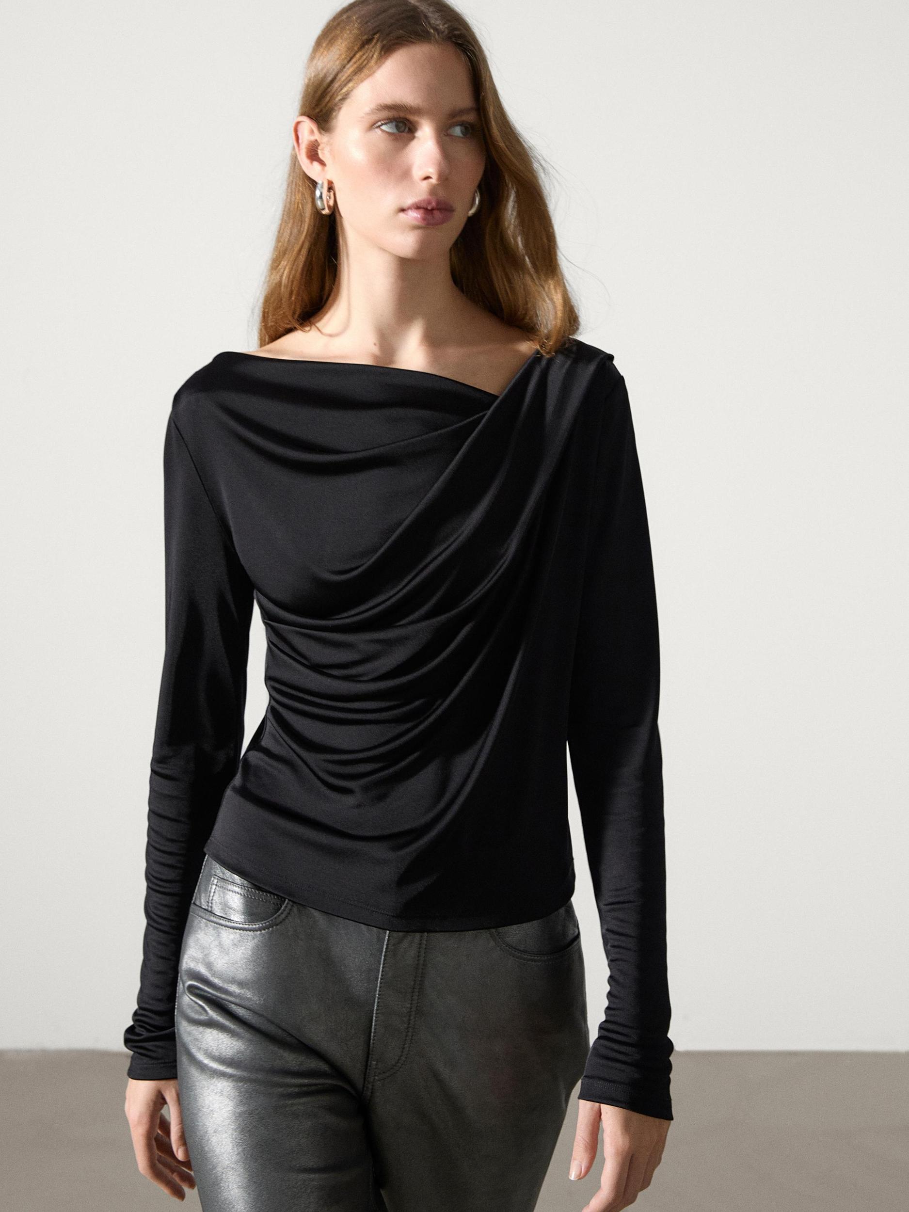 Top with draped detail Product Image