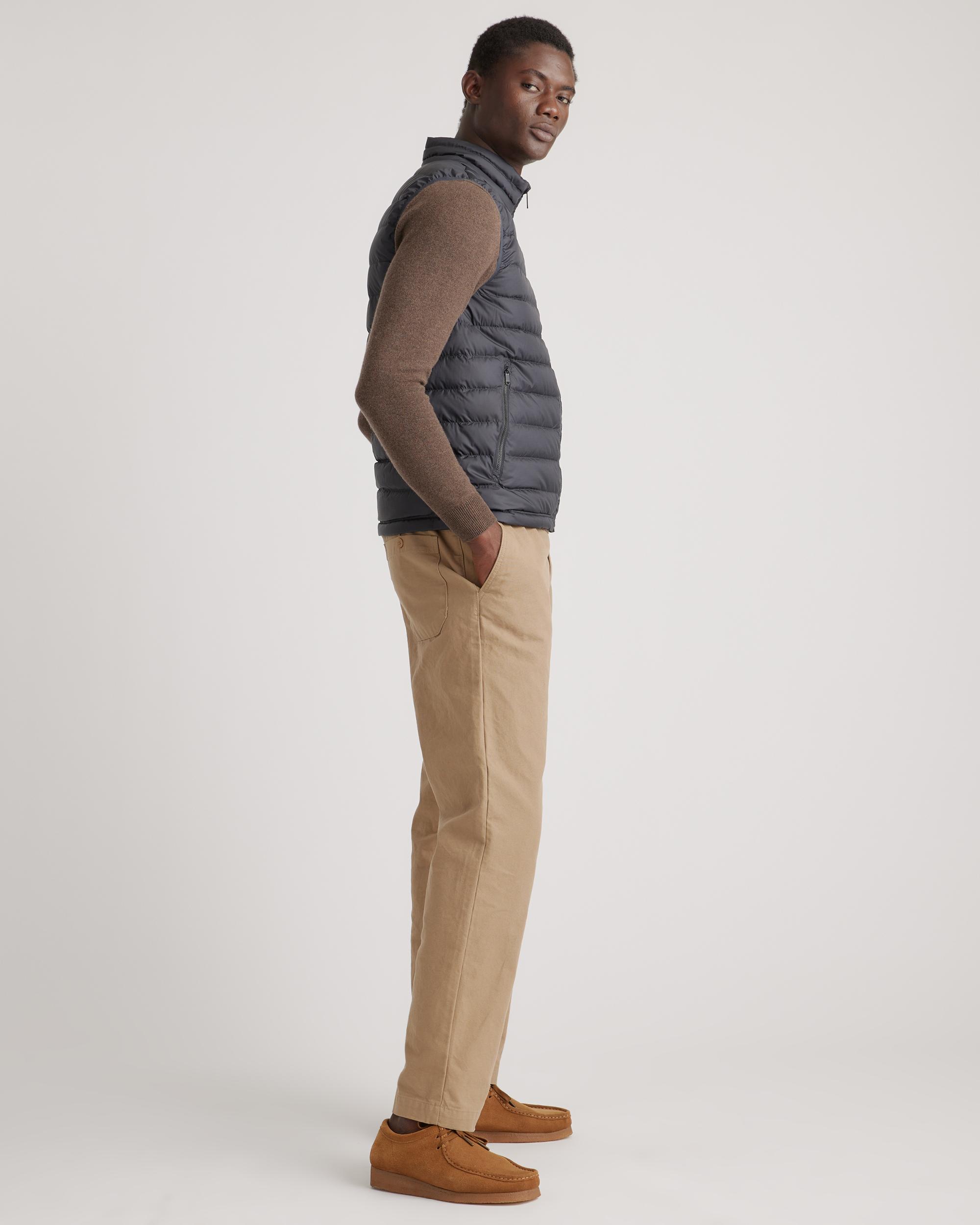 Quince | Men's Lightweight Down Packable Puffer Vest Recycled Polyester Product Image