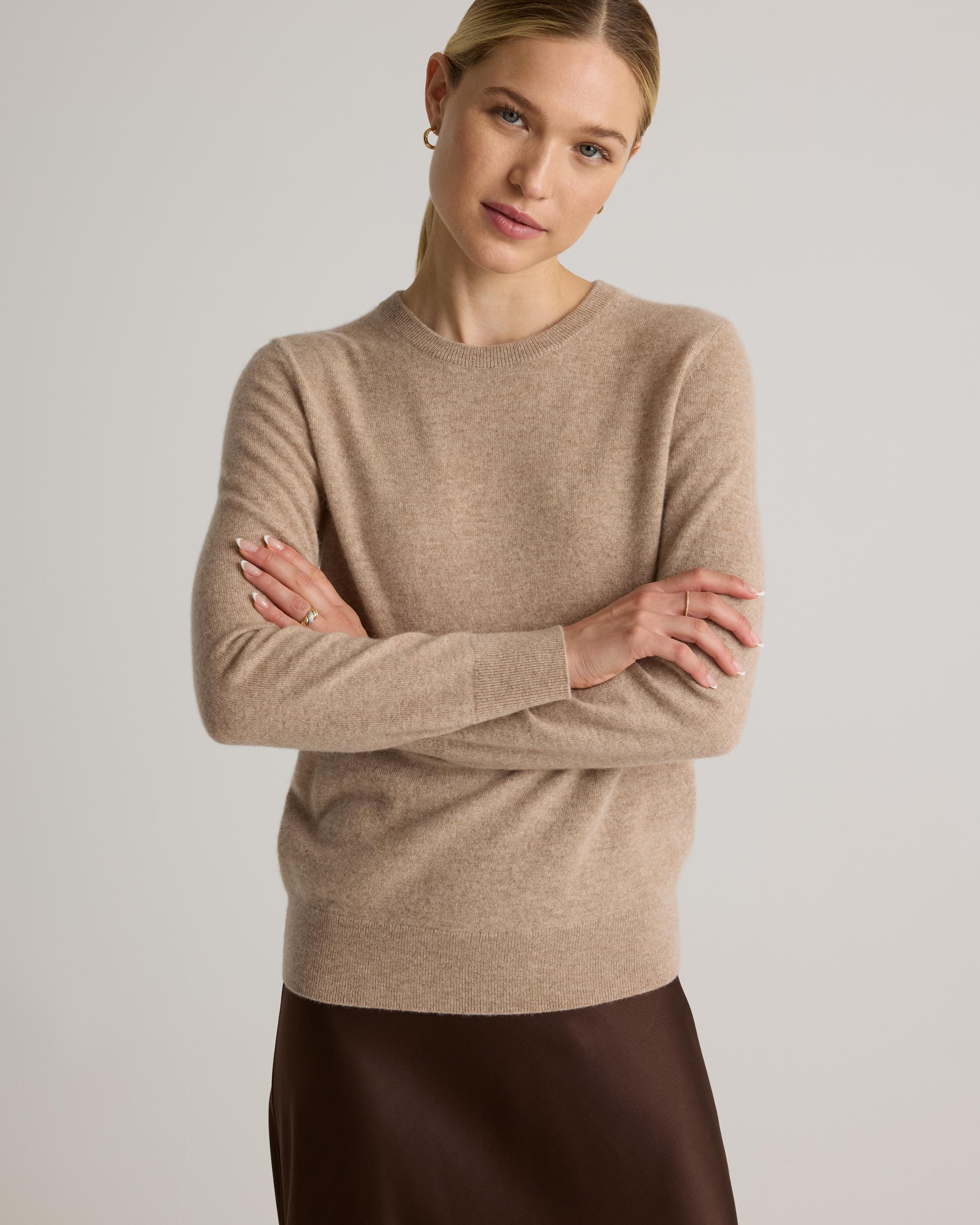 Quince | Women's Mongolian Cashmere Crewneck Sweater Product Image