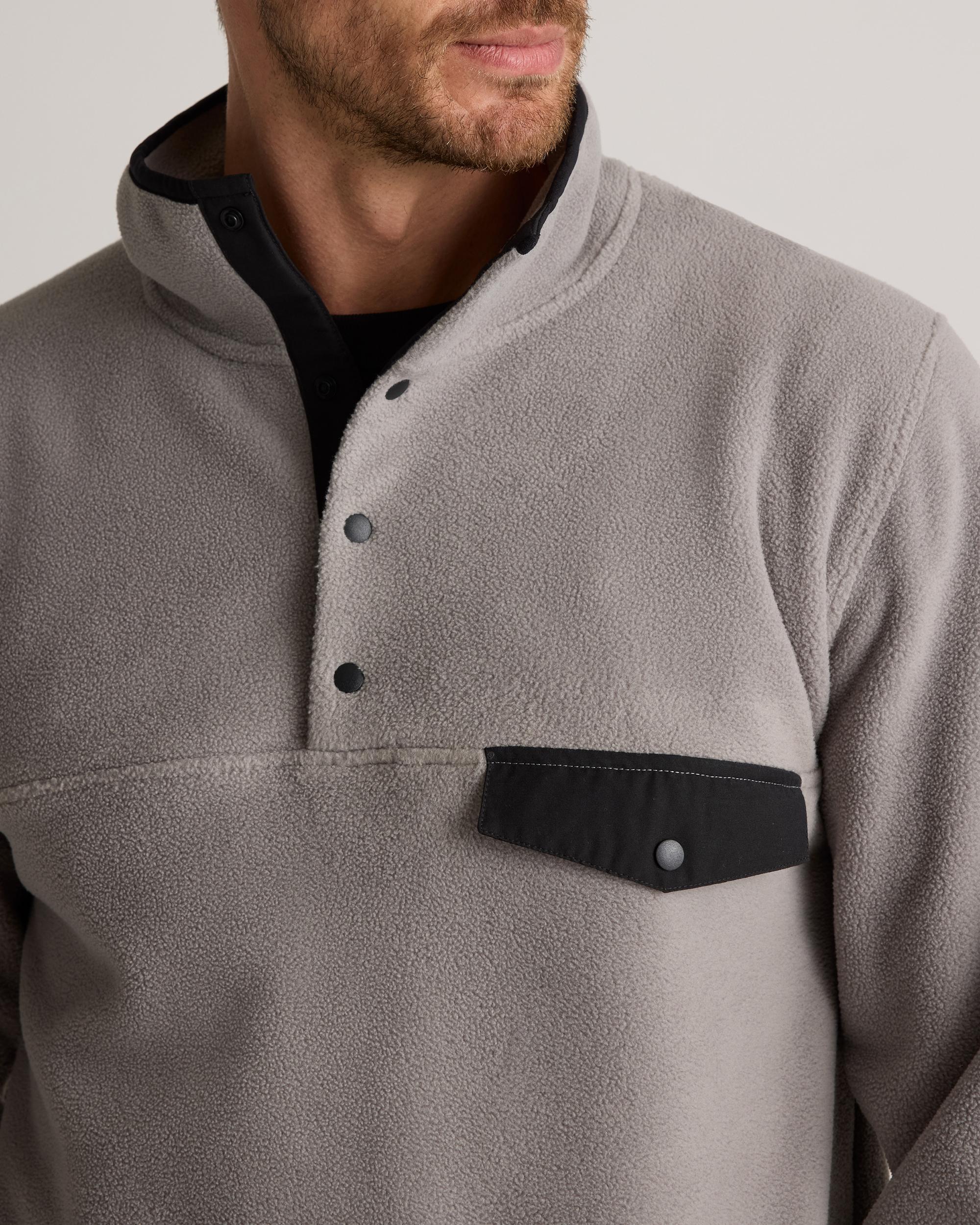 Quince | Men's Polar Fleece Snap Pullover Recycled Polyester Product Image