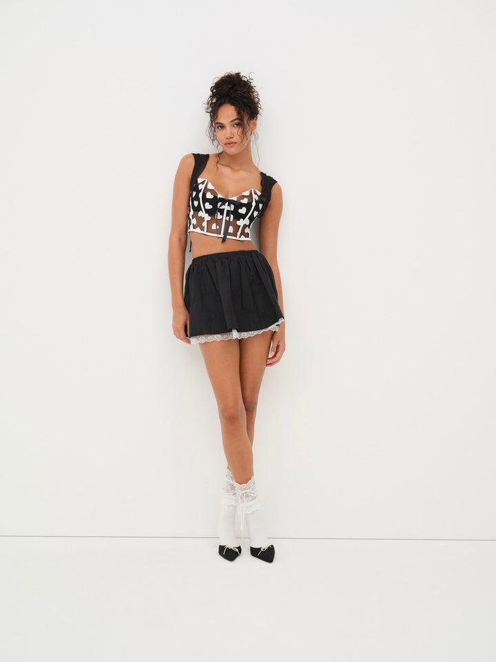 Mia Bustier — Black Product Image