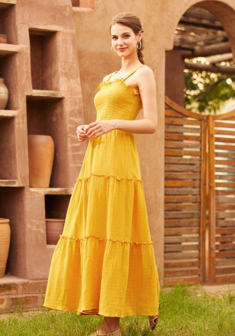 Glimmering Goddess Maxi Dress Product Image