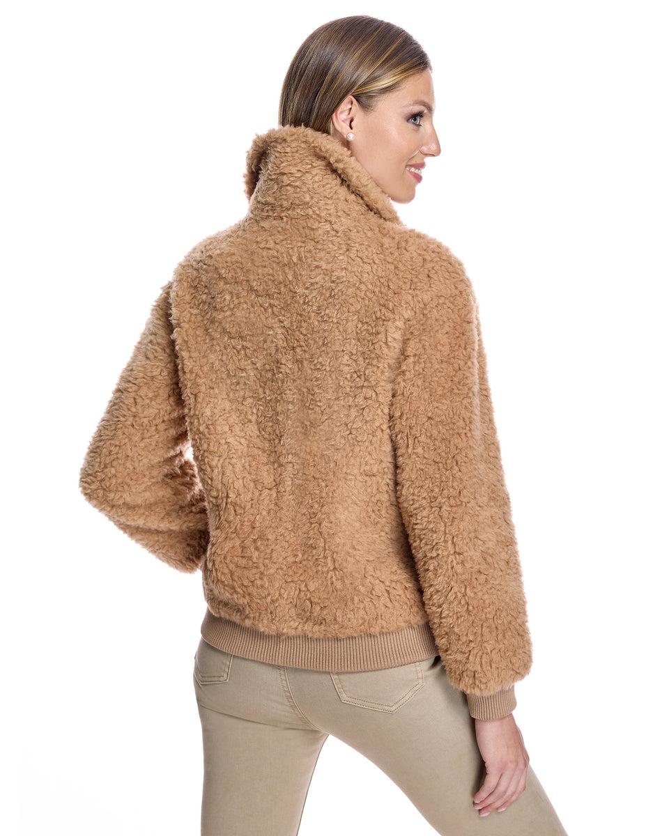 Maximilian Julia & Stella Lamb's Wool Bomber Jacket Product Image