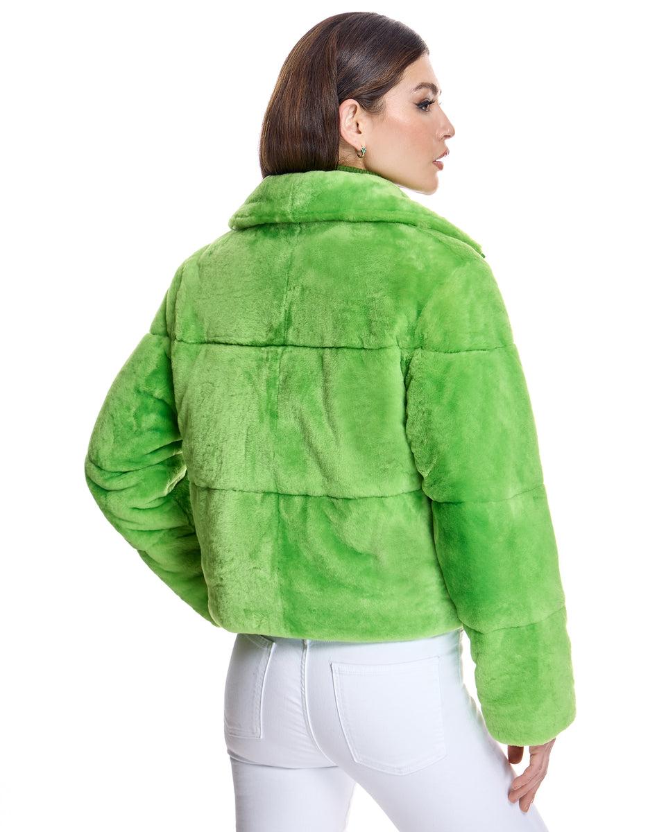 Maximilian  Julia & Stella Shearling Jacket Reversible to Nylon Product Image