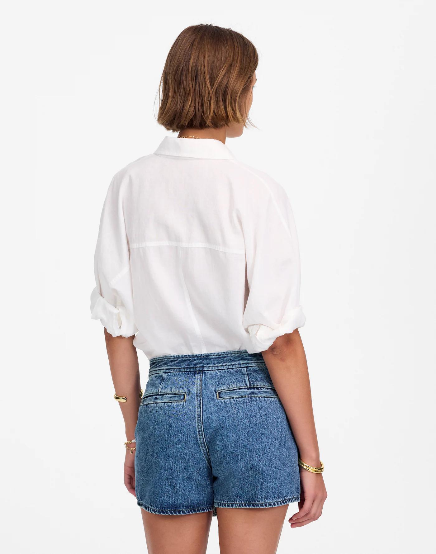 Denim Micro Mini Skort in Northam Wash Product Image