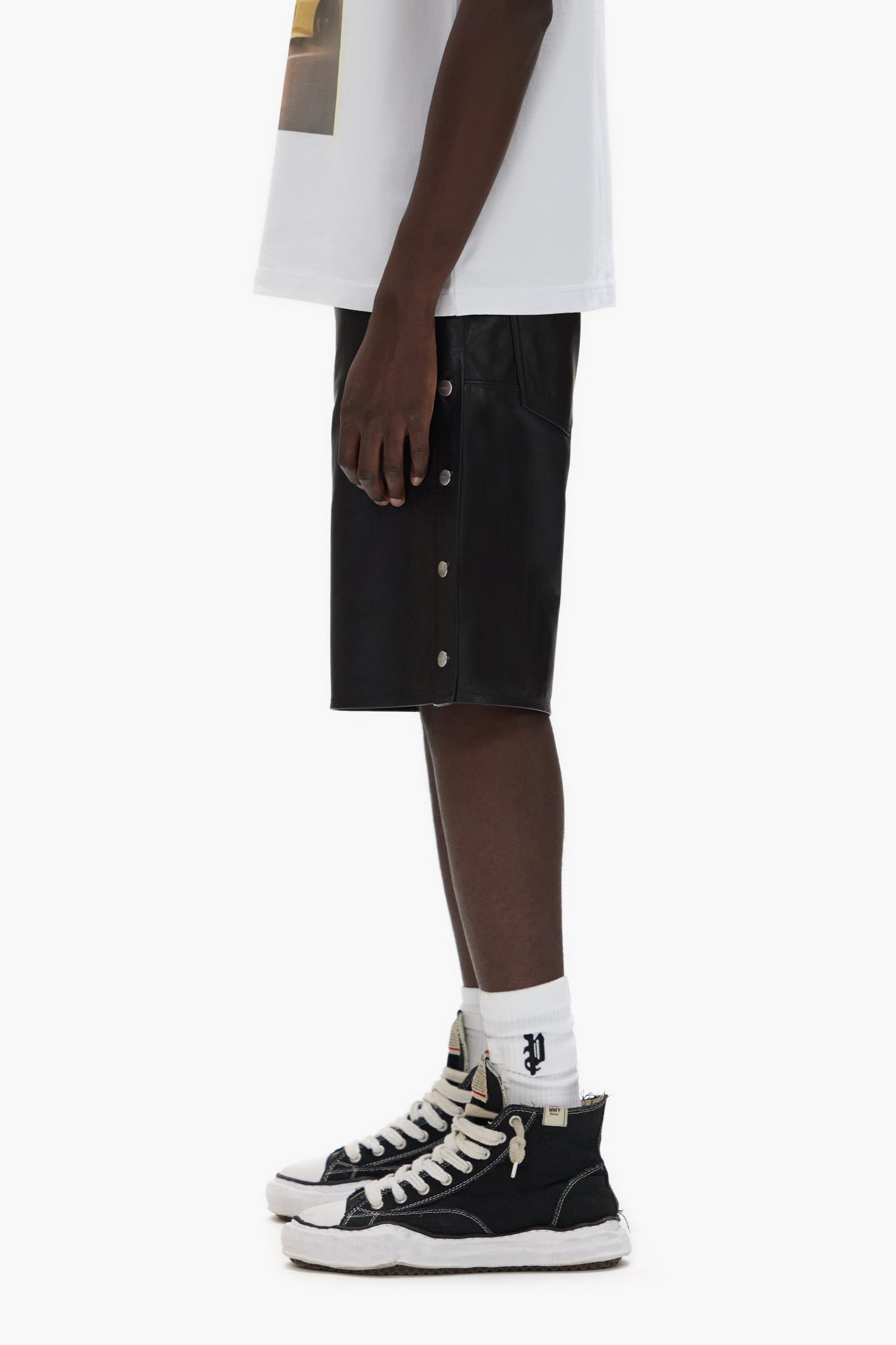 Leather Tearaway Shorts Male Product Image