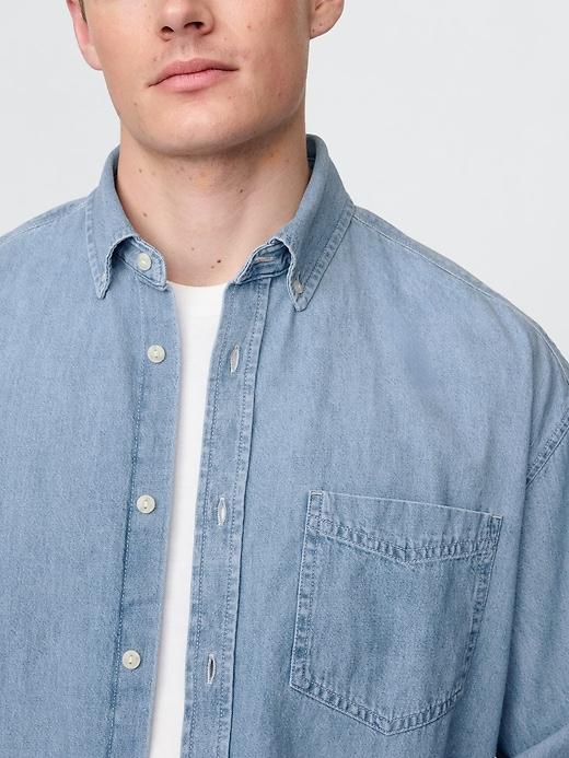 Denim Big Shirt Product Image