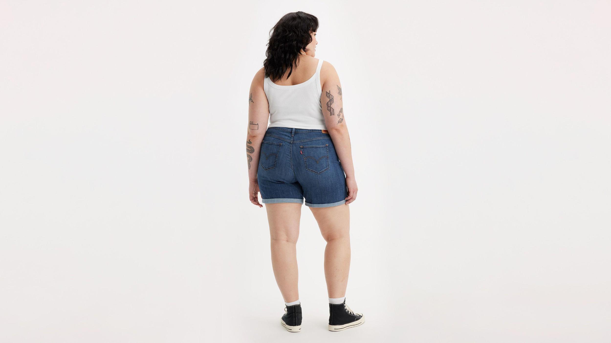 Mid Length Women's Shorts (Plus Size) Product Image