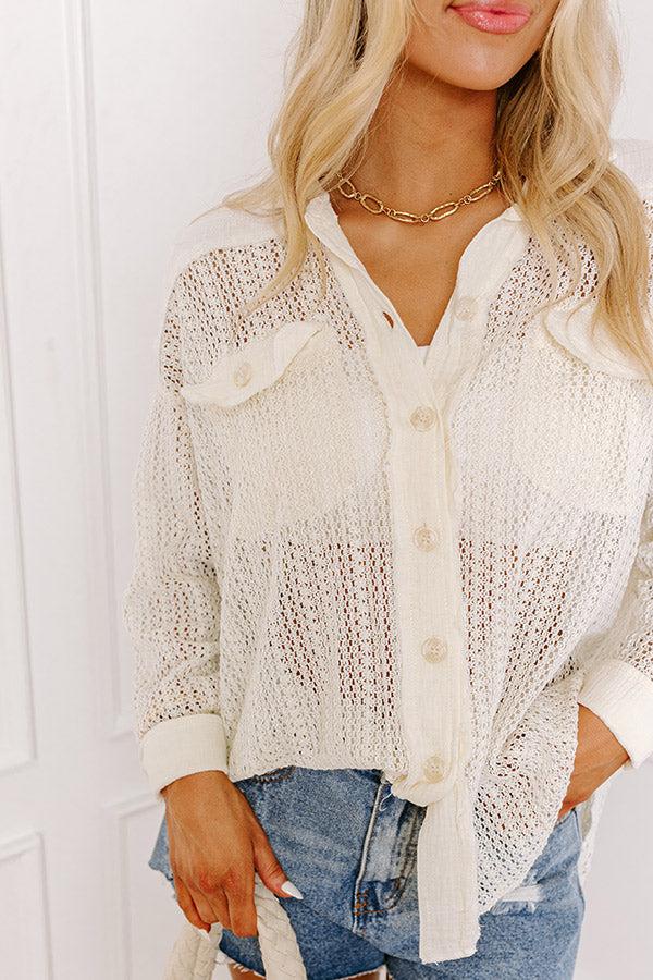 Malibu Beach Knit Top Product Image