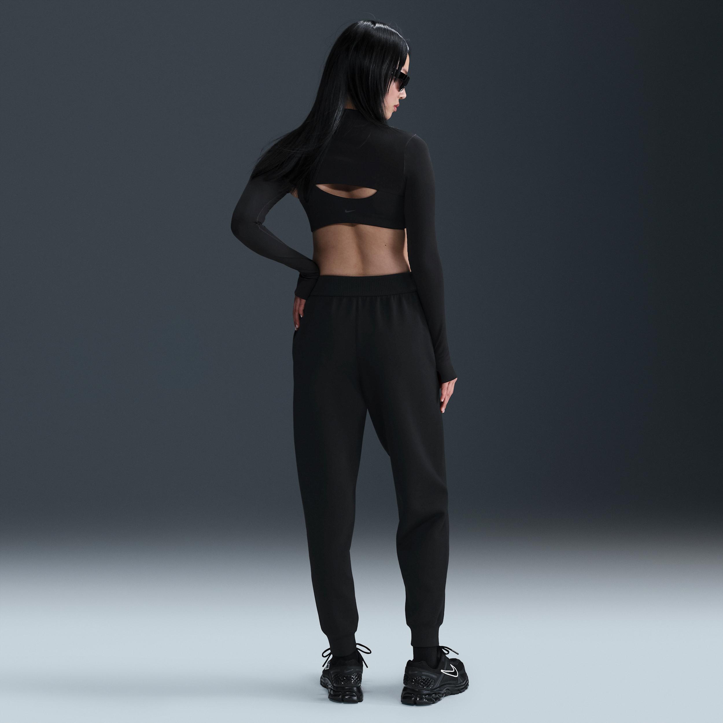 Nike Womens 24.7 ImpossiblySoft Dri-FIT Mid-Rise Jogger Pants | HQ8184-010 Product Image