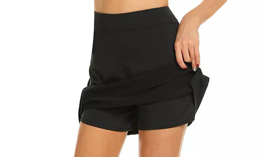 Women’s Active Stretch Running Sports Tennis Skirt Product Image