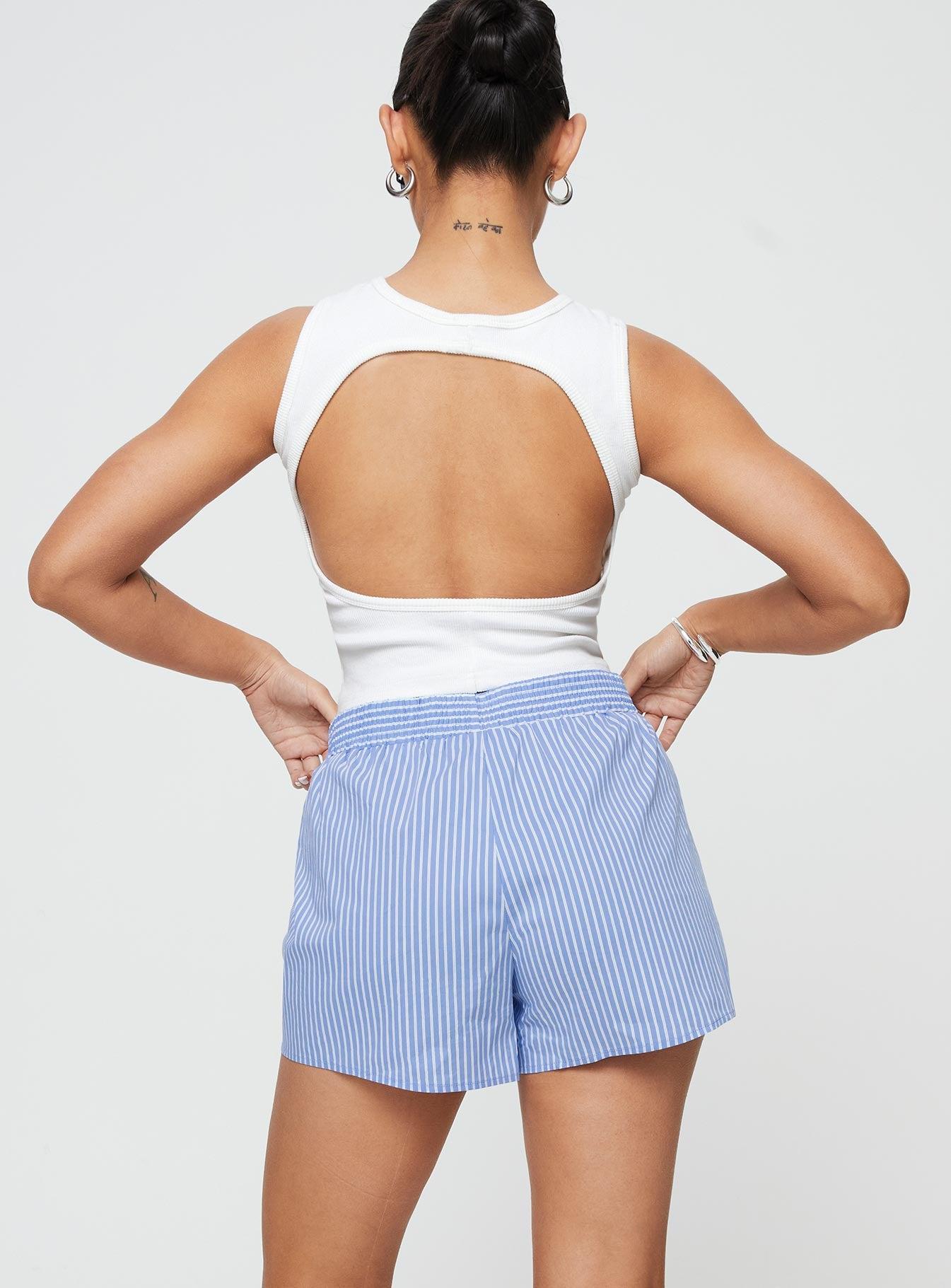 Cobain Shorts Blue Stripe Product Image