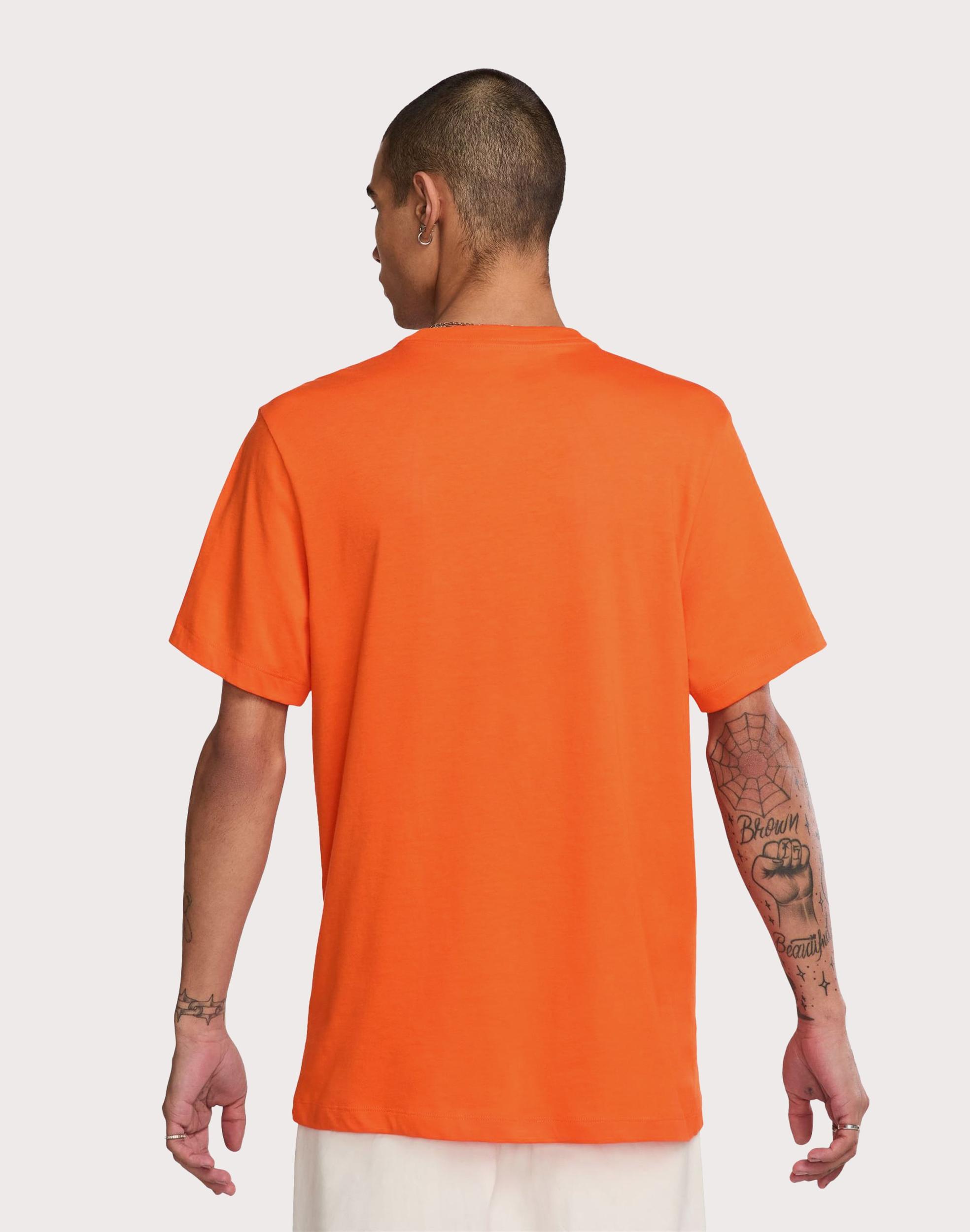 Nike Sportswear Club Orange Tee Product Image