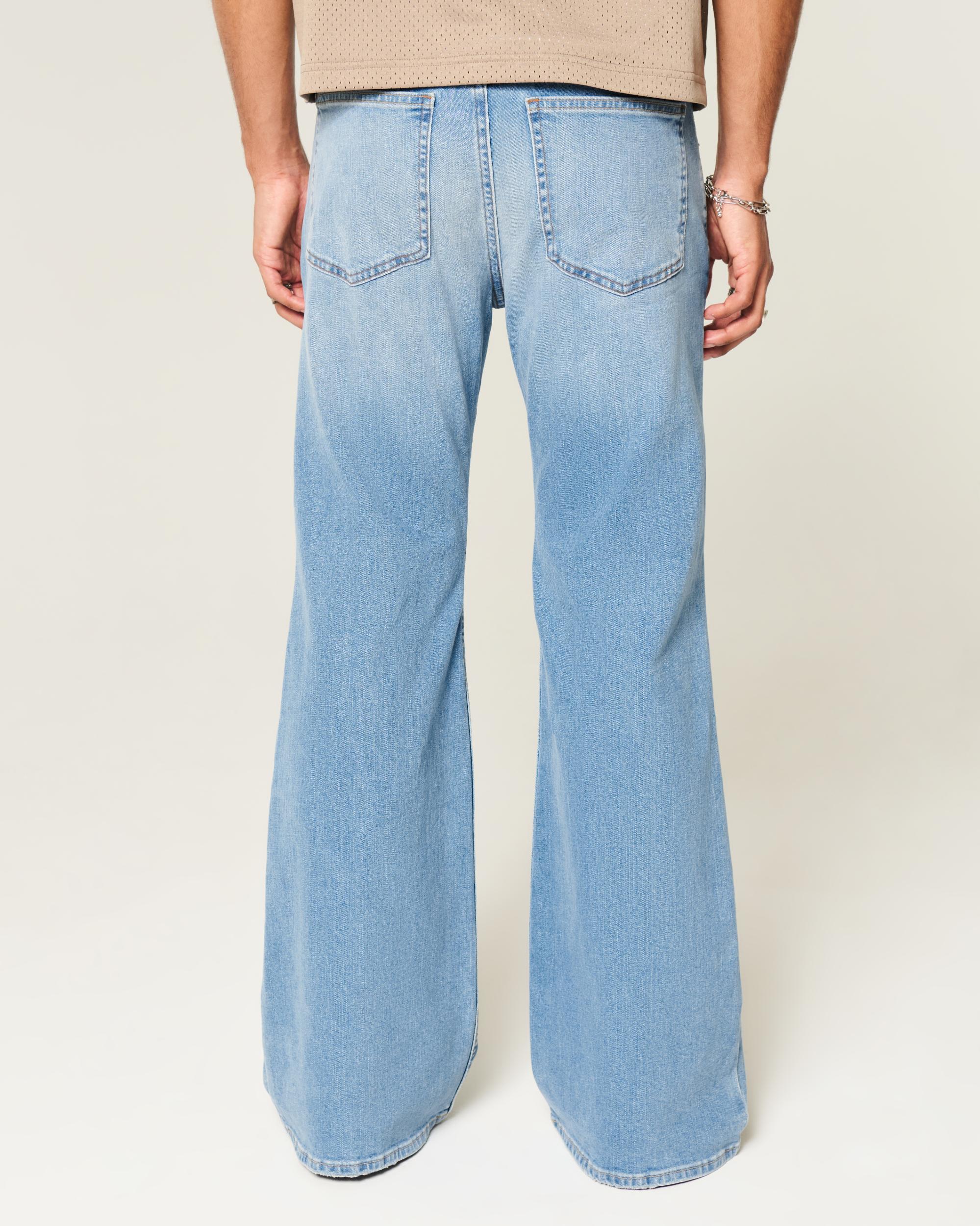 Medium Wash Flare Jeans Product Image
