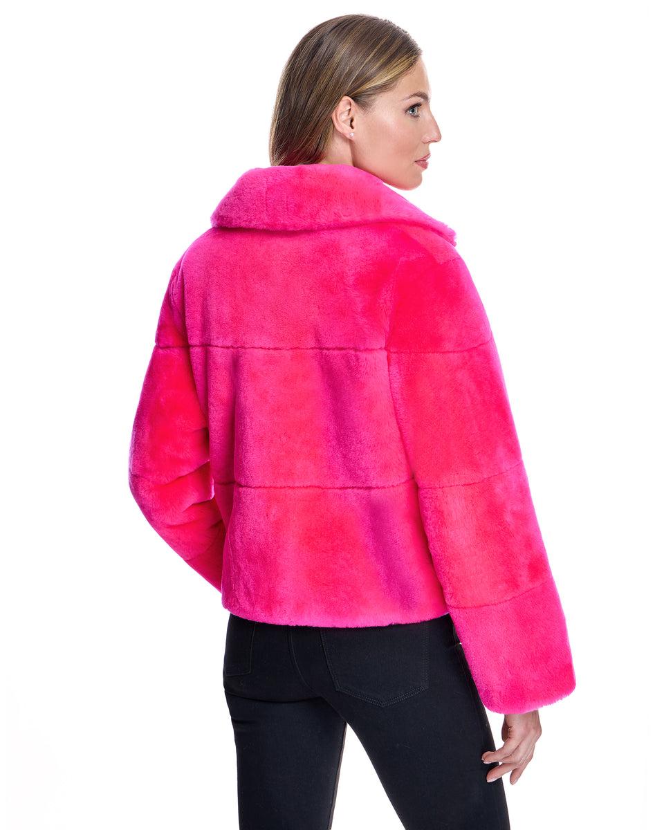 Maximilian  Julia & Stella Shearling Jacket Reversible to Nylon Product Image