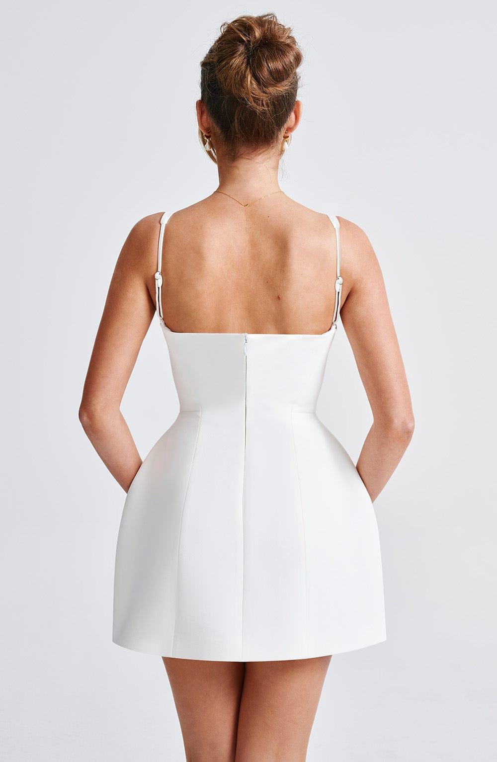 Claretta Mini Dress  Ivory Product Image