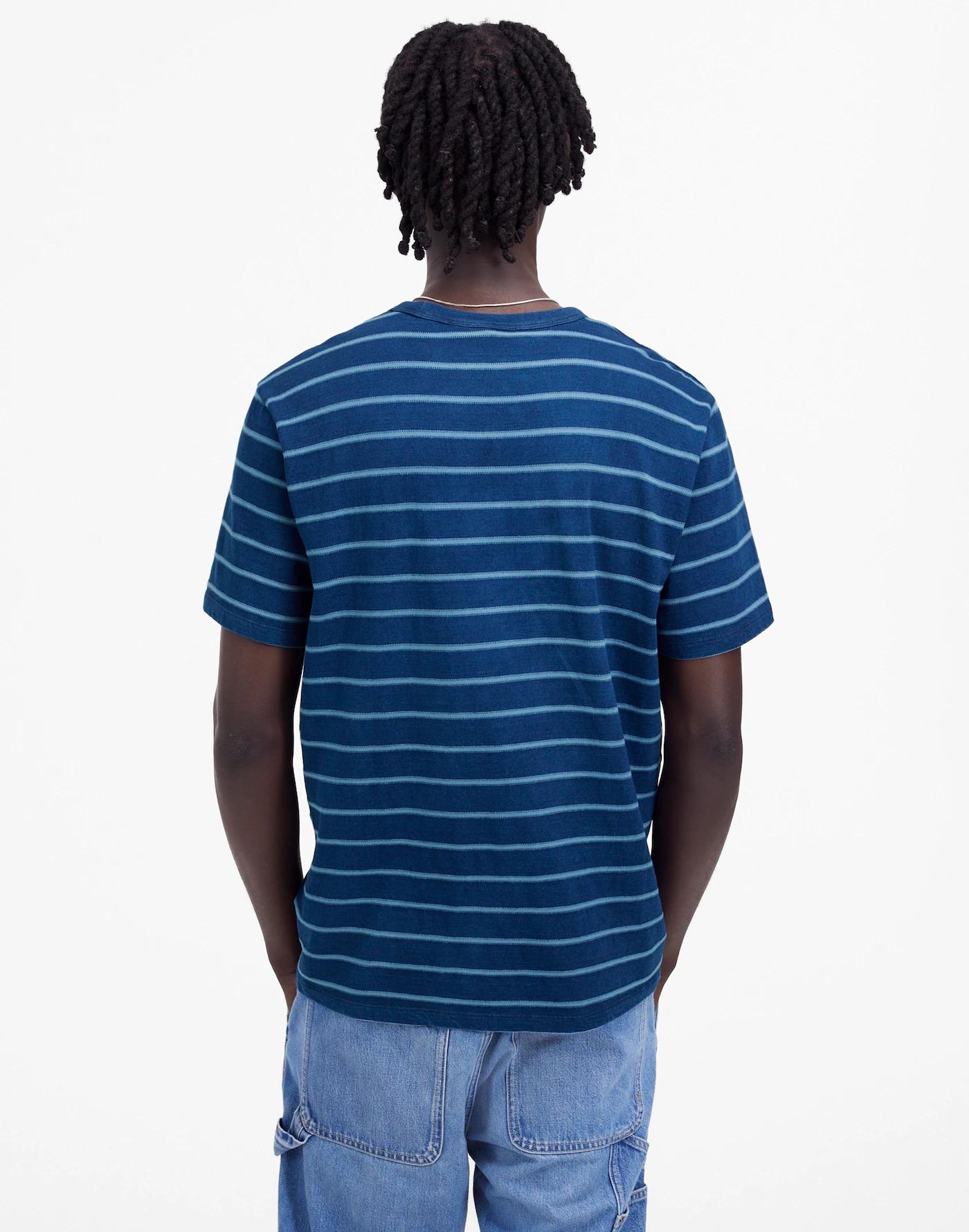 Indigo-Dyed Slub Tee Product Image