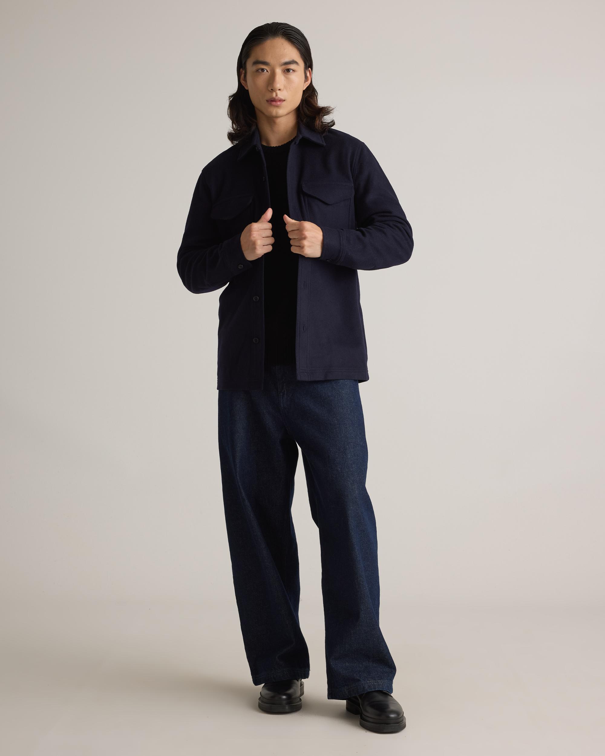 Quince | Men's Italian Wool Overshirt Wool/Nylon Product Image