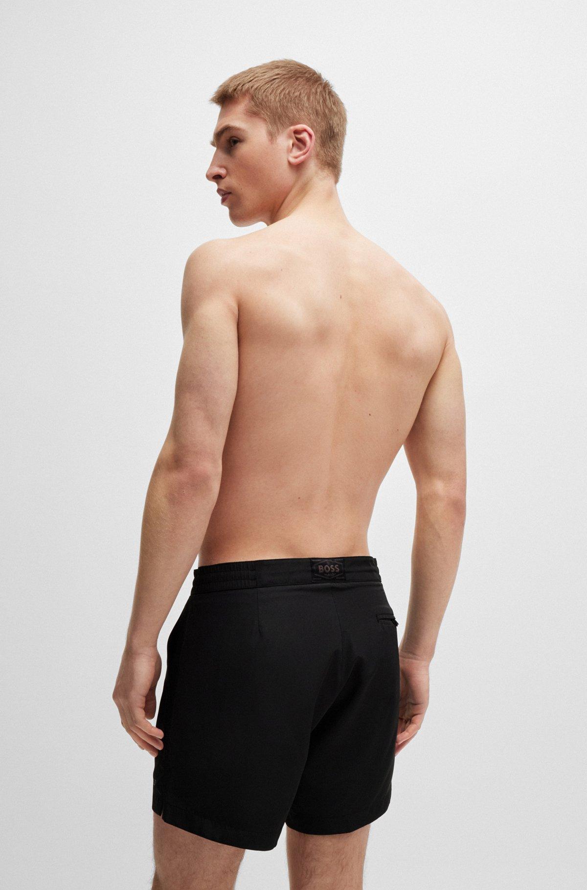 Logo-trimmed swim shorts in quick-dry ripstop fabric Product Image