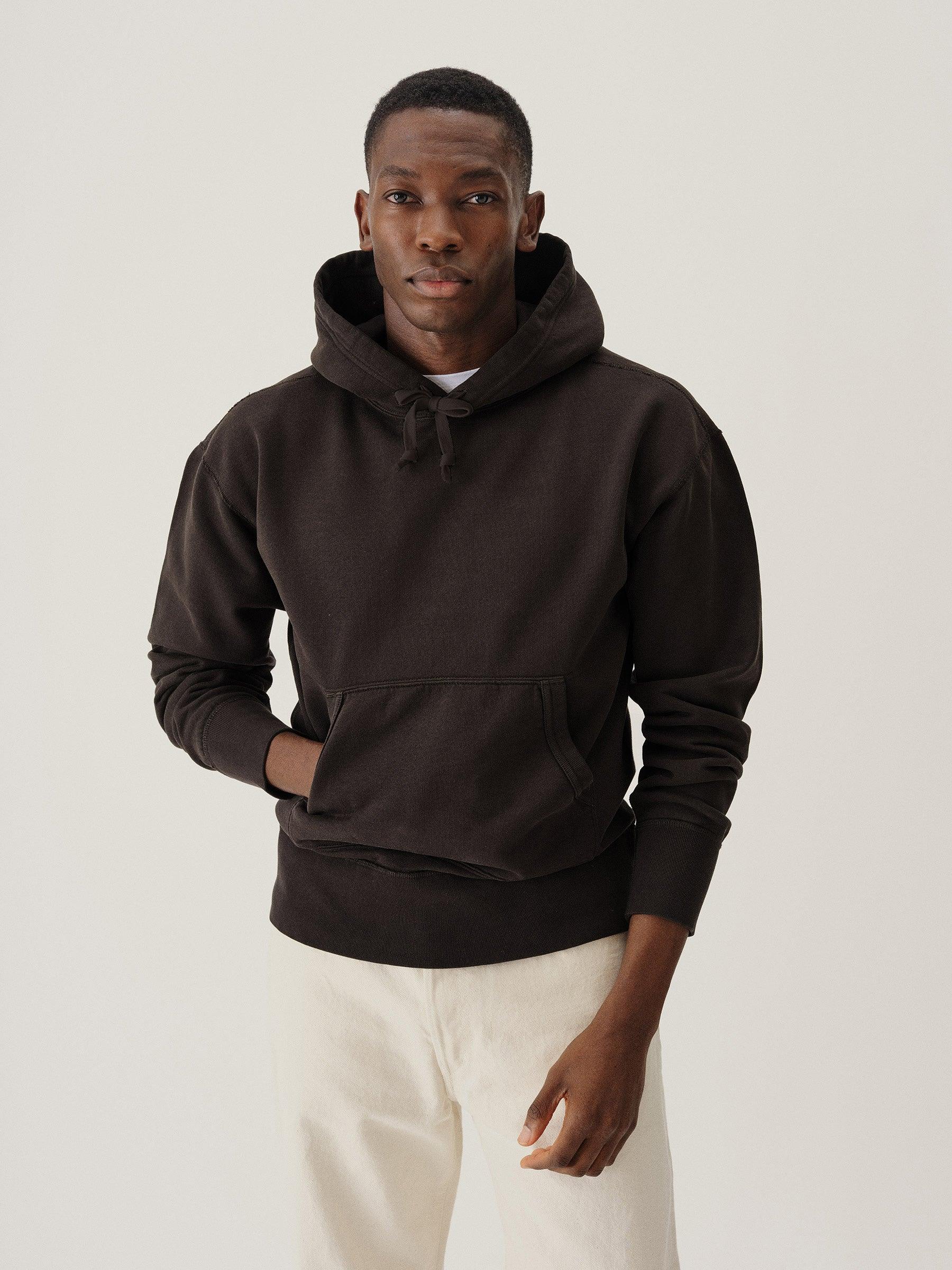 Faded Black Welterweight Hooded Sweatshirt Product Image