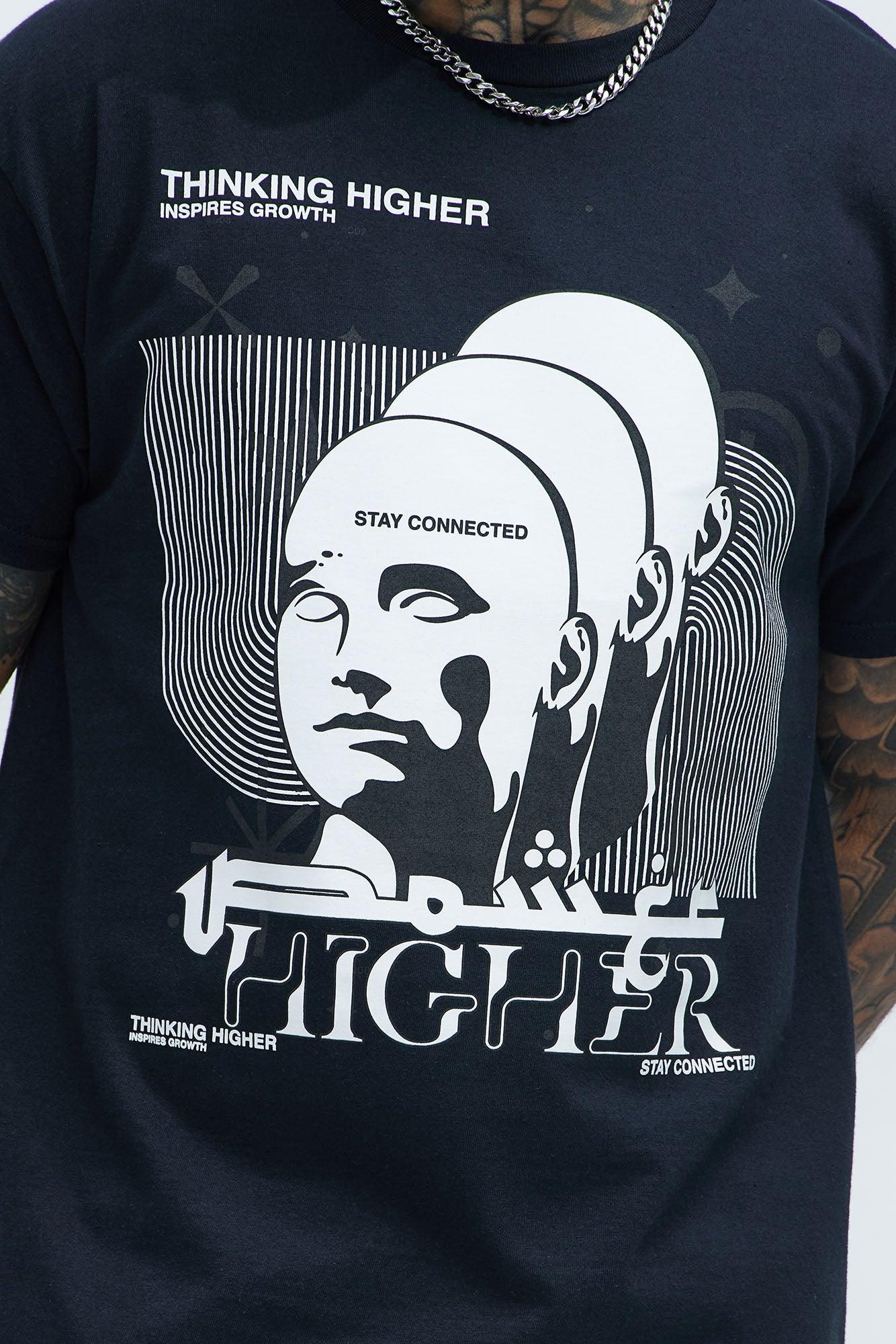 Thinking Higher Short Sleeve Tee - Black Product Image