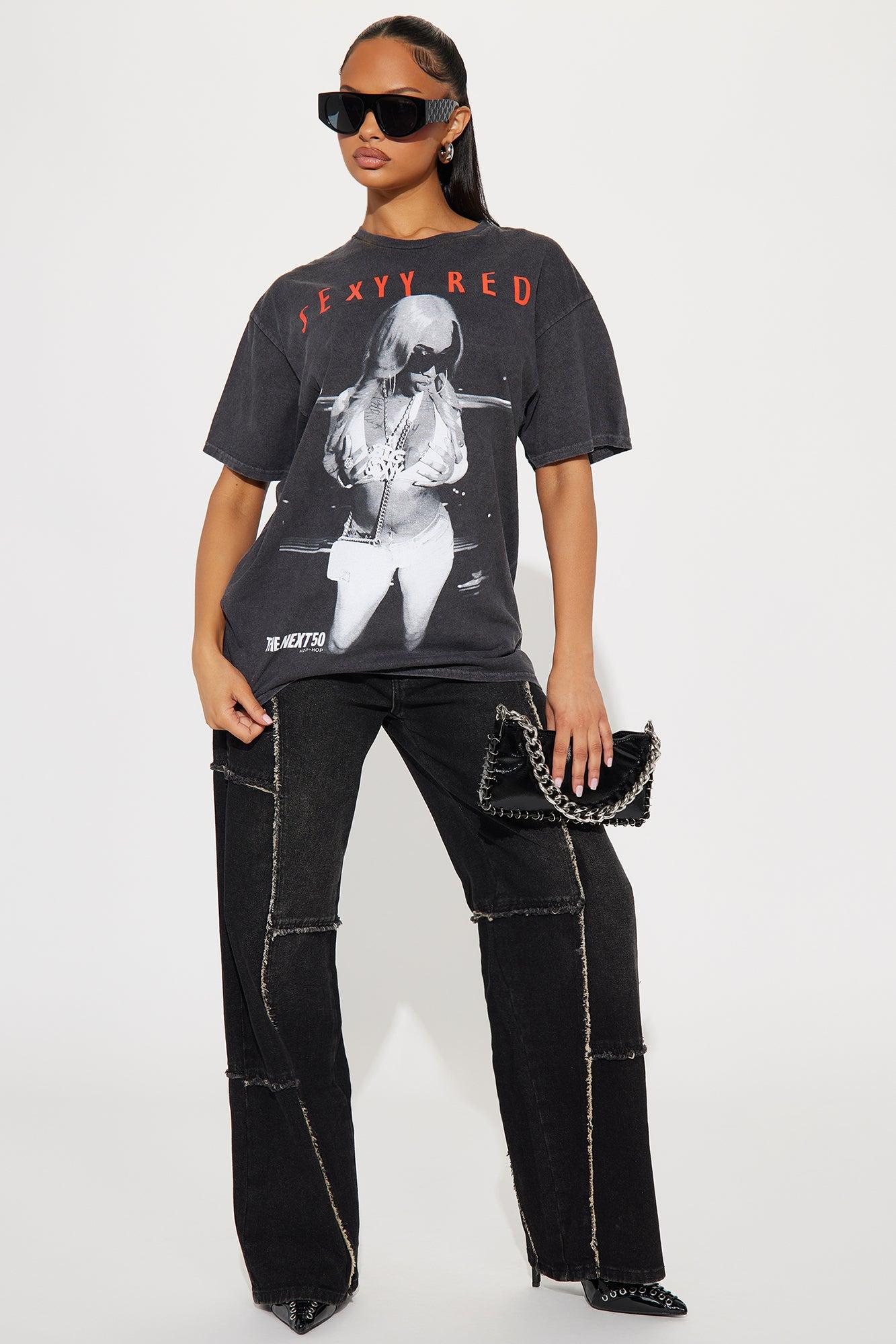 Sexyy Red Tour Washed Tee - Black Product Image