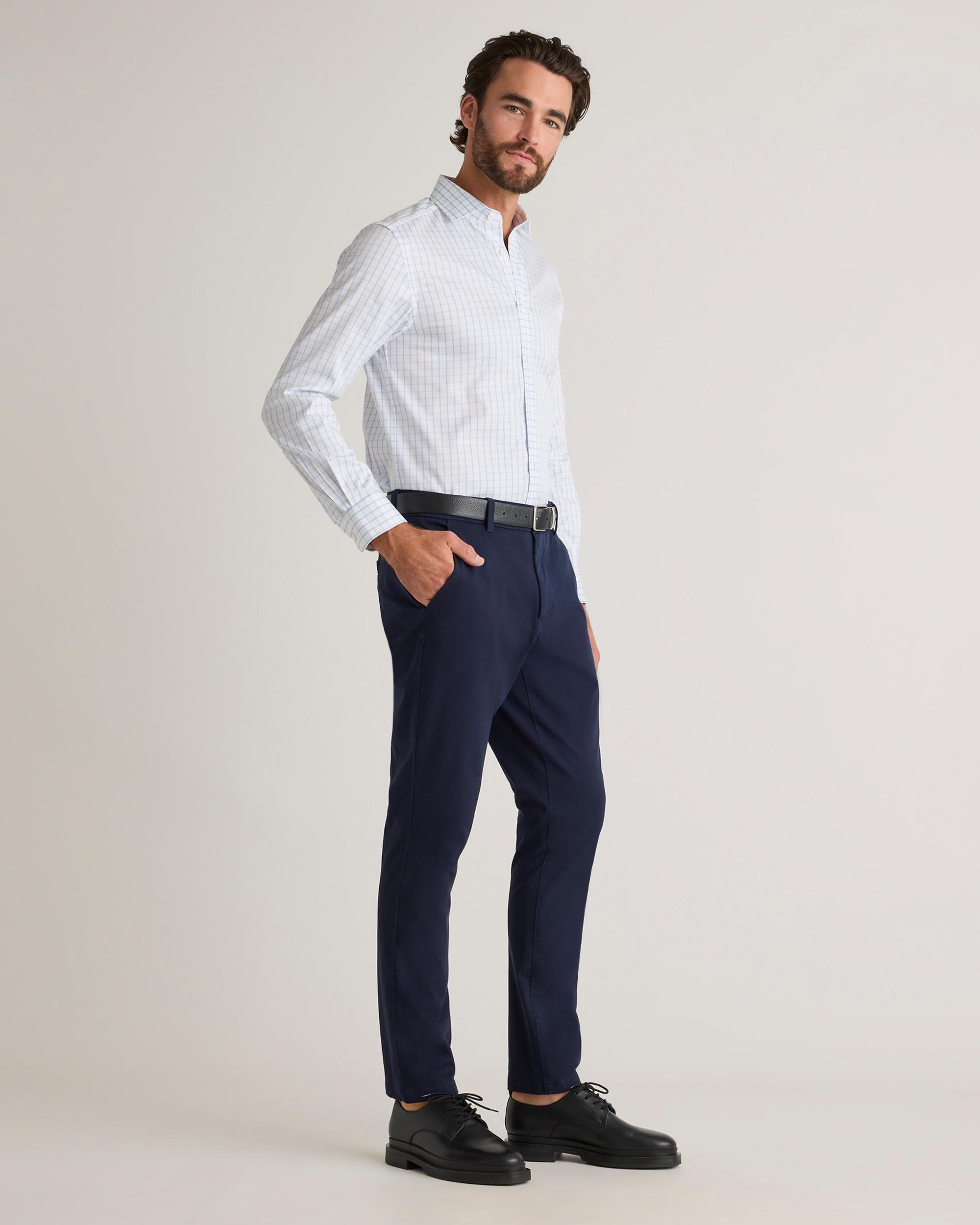 Quince | Men's Stretch Twill Dress Shirt Organic Cotton Product Image
