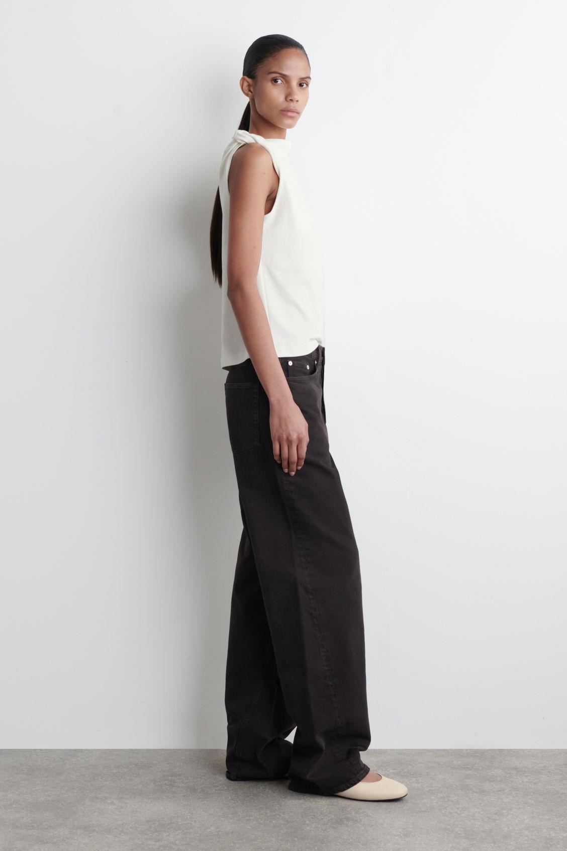 LEATHER BALLERINA FLATS Product Image