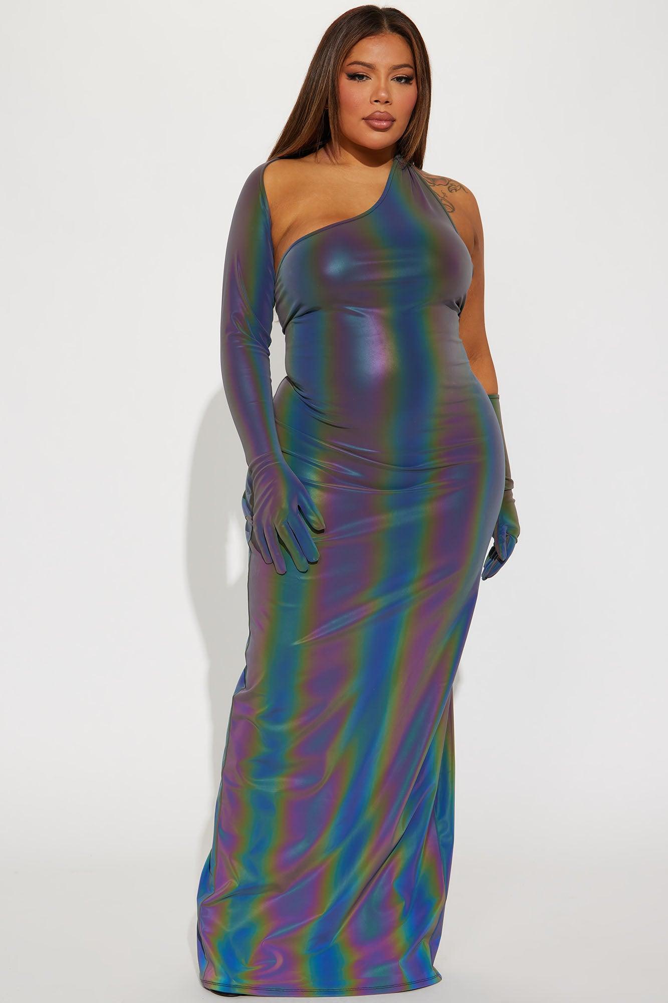 Body Glove Reflective Maxi Dress - Charcoal Product Image