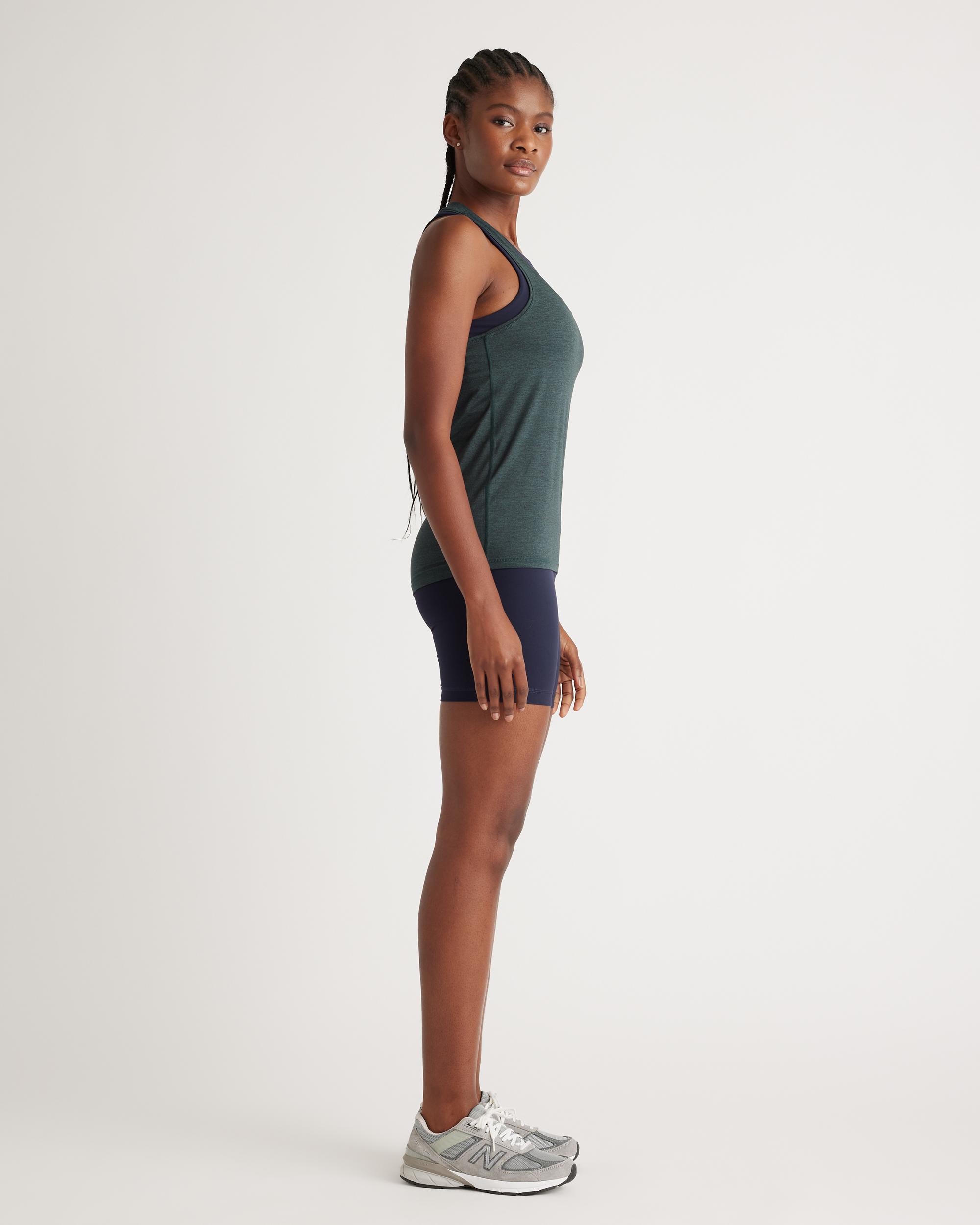 Quince | Women's Flowknit Breeze Racerback Tank Top Recycled Poly with Stretch Product Image