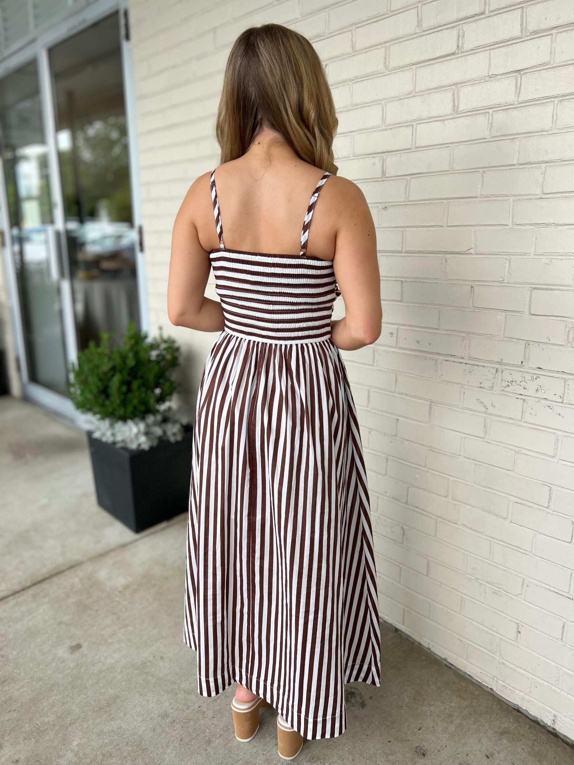Mackenzie Striped Midi Dress Product Image
