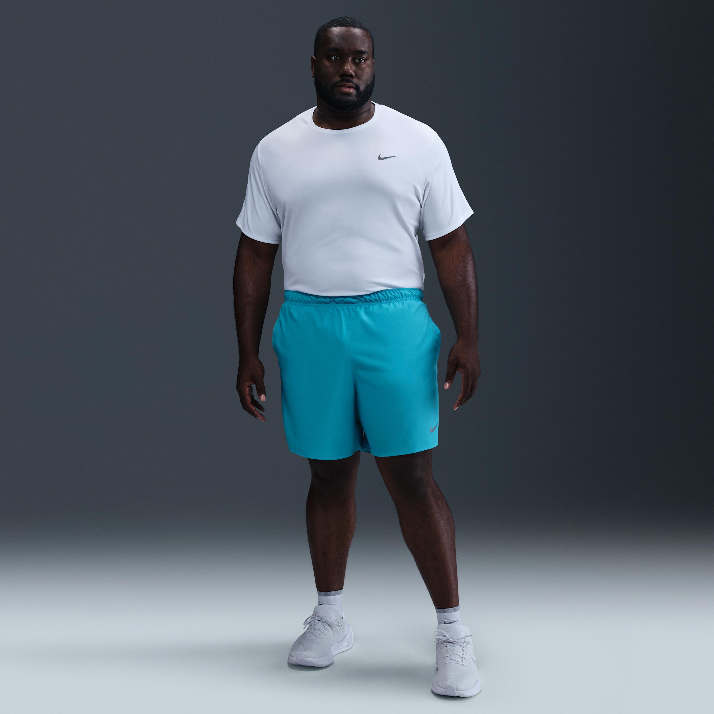 Nike Mens Challenger Dri-FIT 7 Brief-Lined Running Shorts | DV9359-345 Product Image