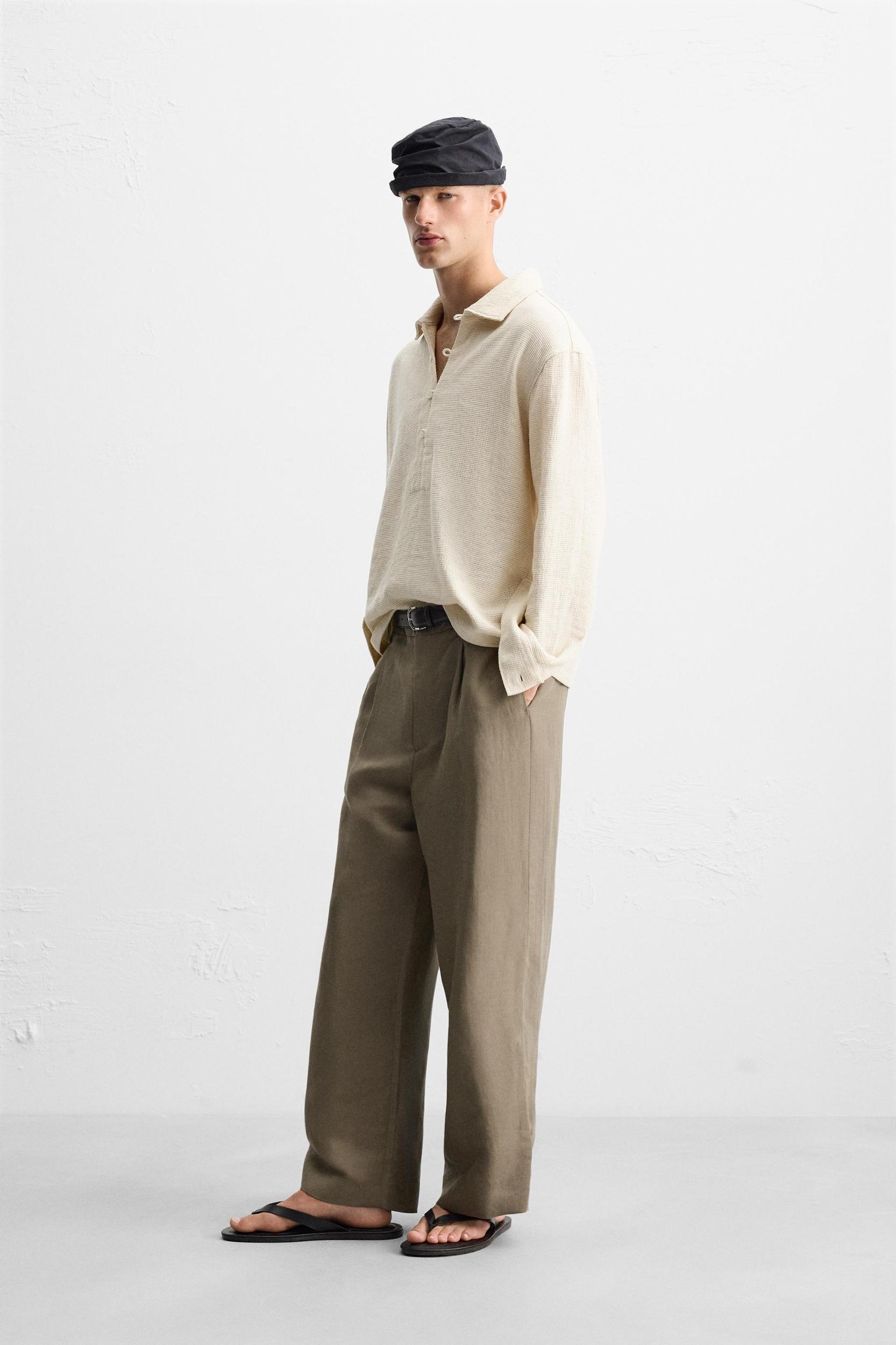 TEXTURED POLO SHIRT Product Image