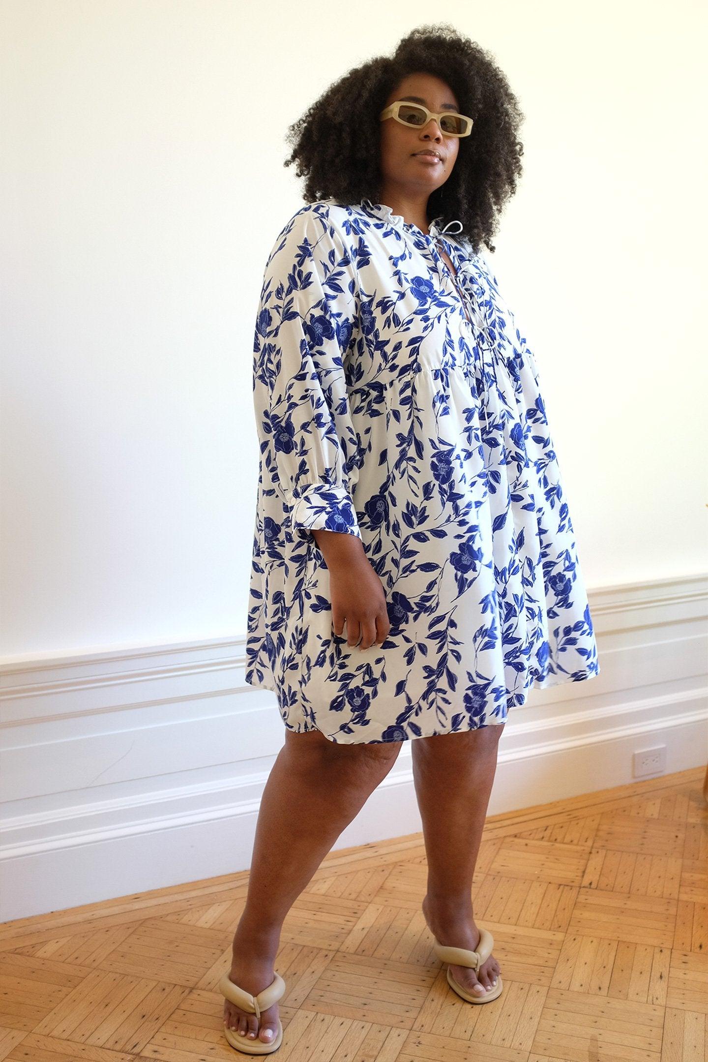 Isabella Dress - Pottery Floral Product Image