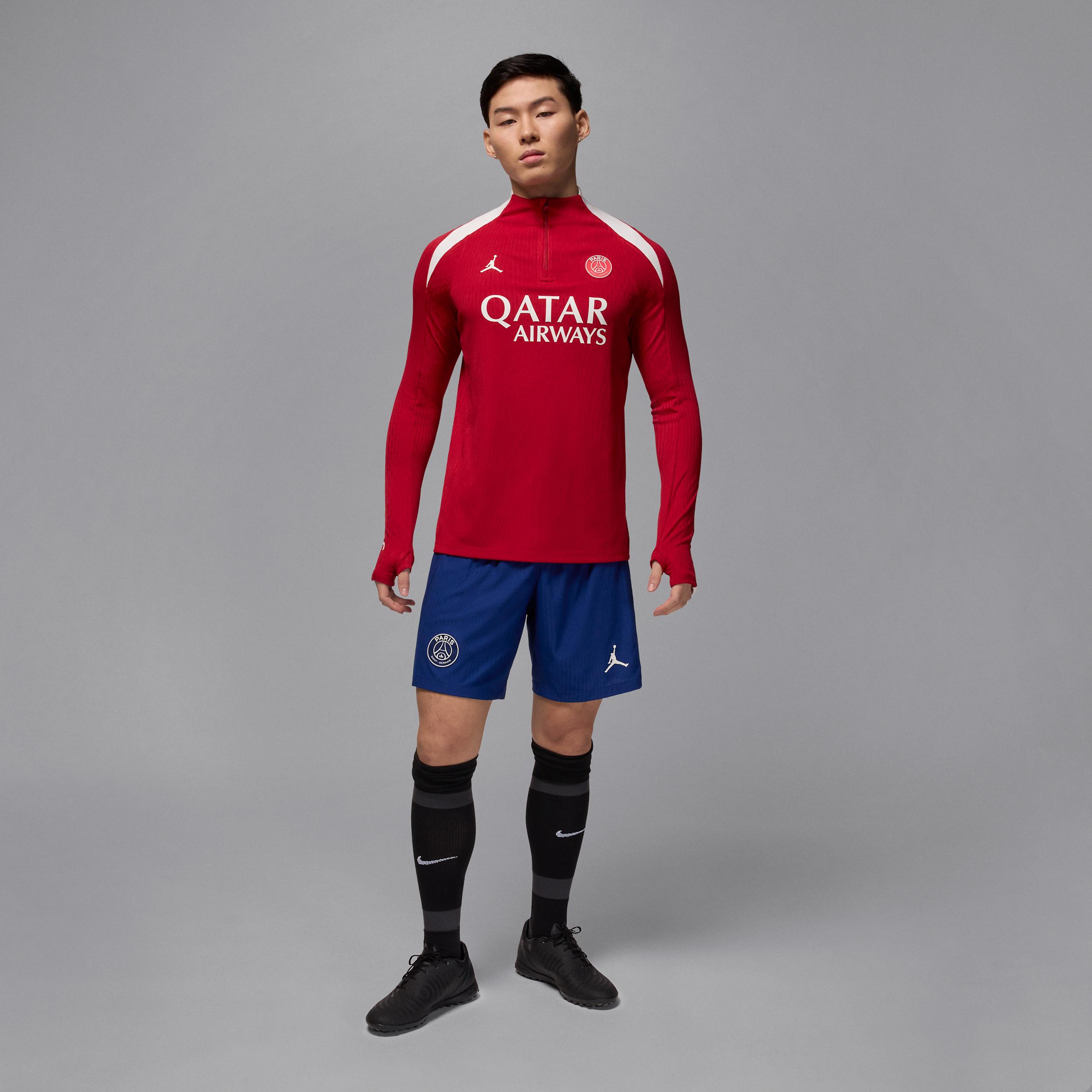 Nike Men's Paris Saint-Germain Strike Elite Fourth Jordan Dri-FIT ADV Soccer Knit Drill Top Product Image