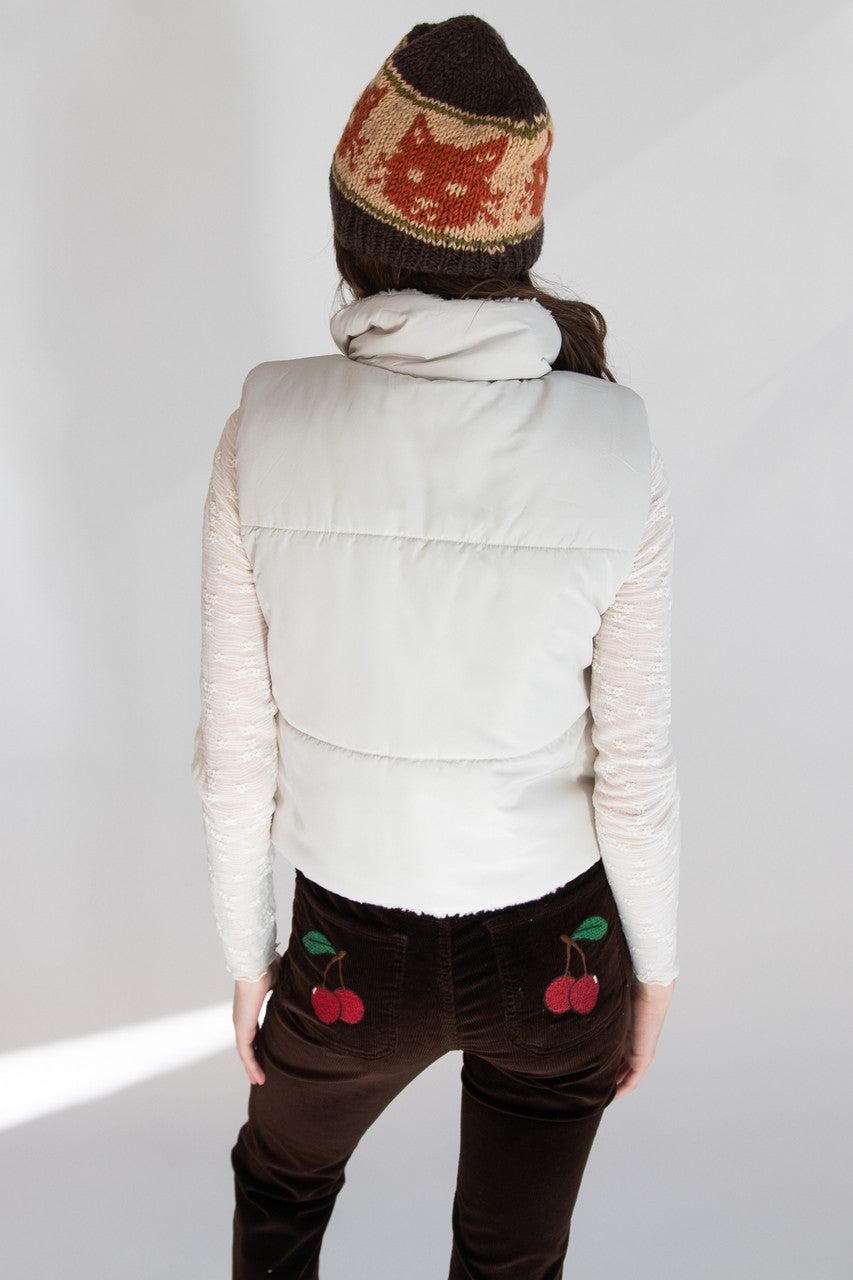 Reversible Sherpa Puffer Vest Product Image