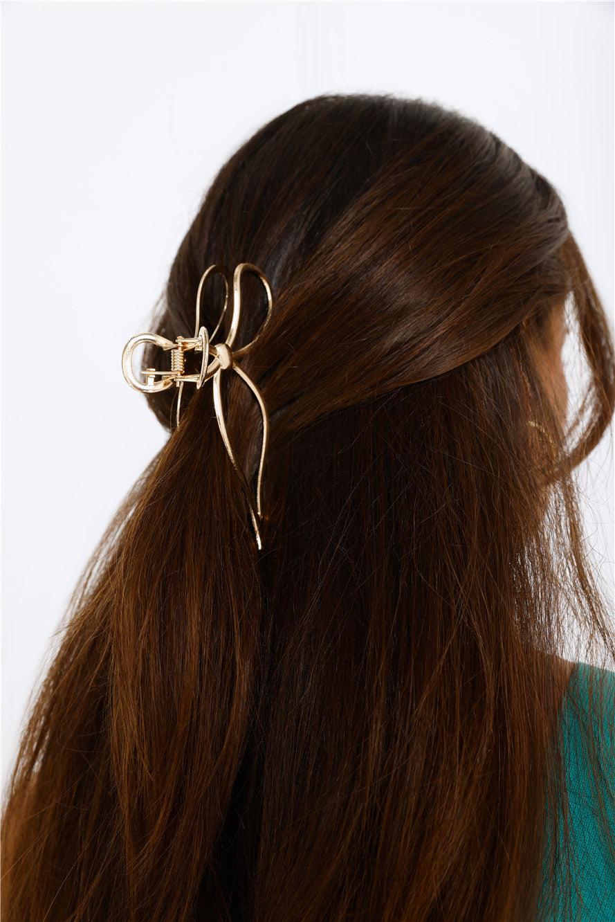 Coquette Vibe Claw Clip Gold Product Image