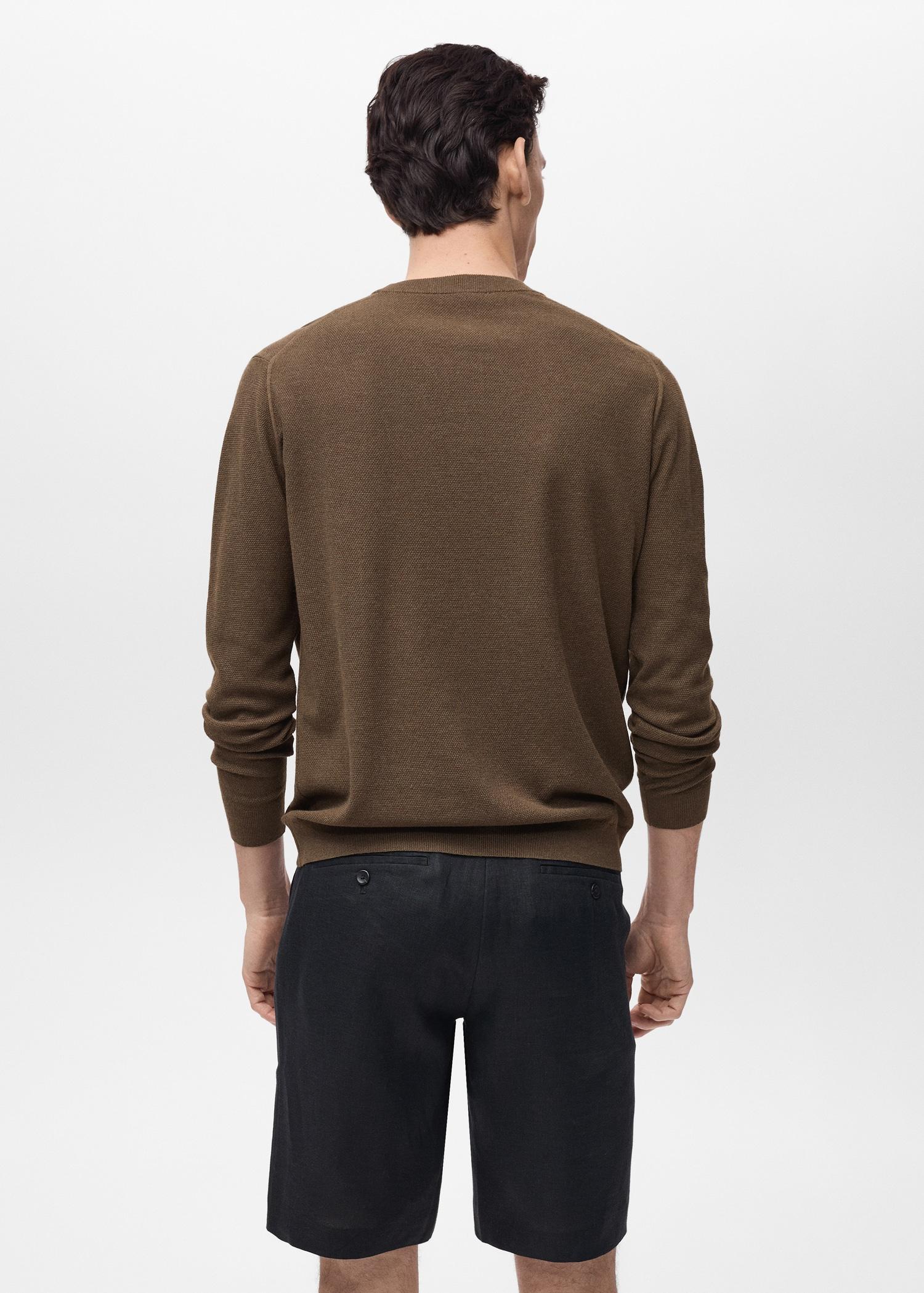 Fine-knit sweater - Men | MANGO USA Product Image