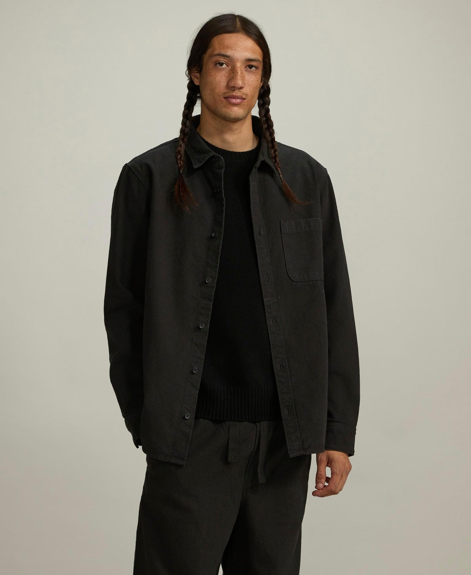 Mens Canvas Organic Cotton Overshirt Sweater by Everlane Product Image